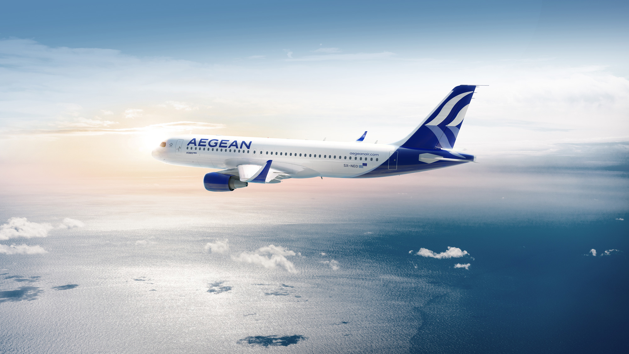 金鹏设计分享aegean希腊爱琴海航空公司