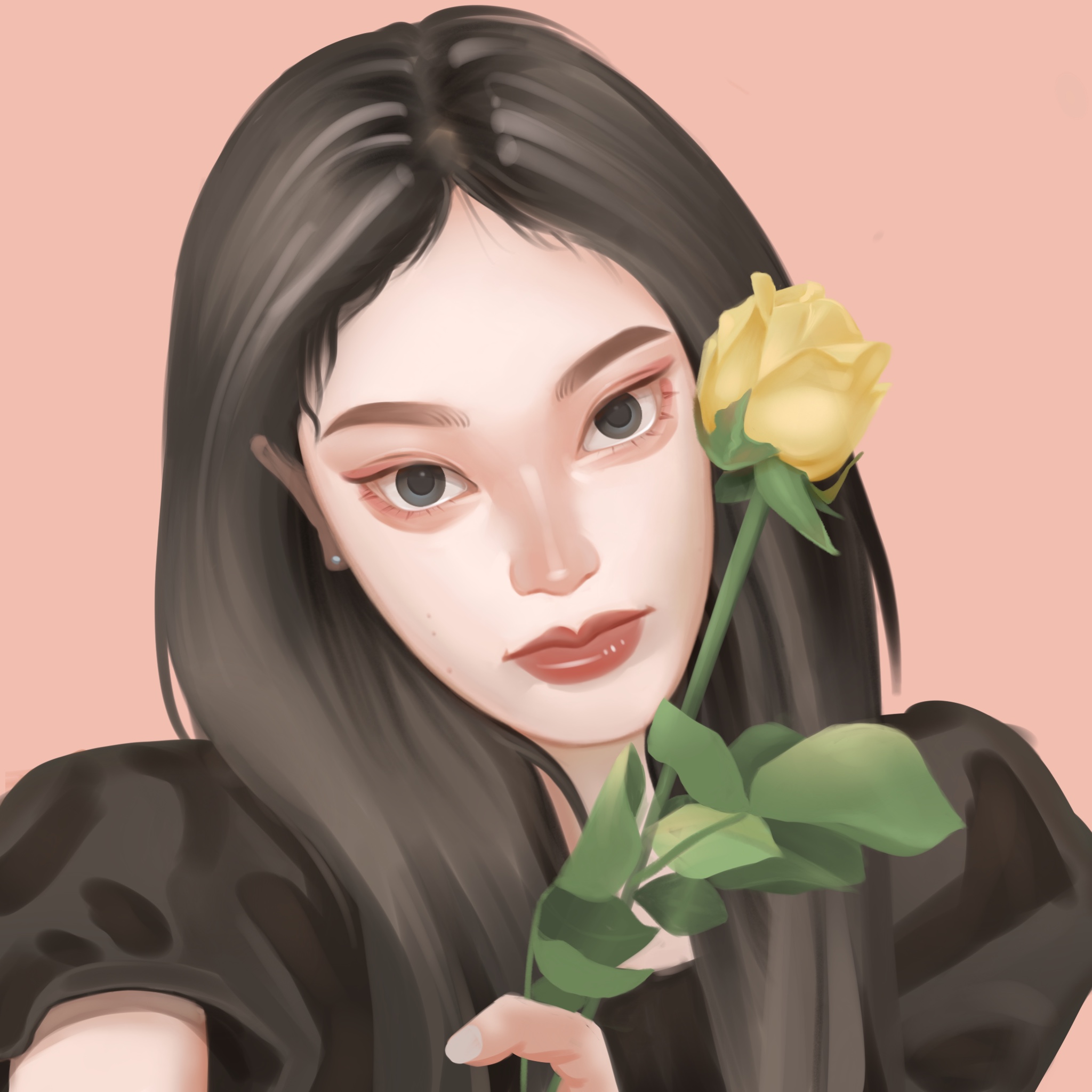 人物插画头像-古田路9号-品牌创意/版权保护平台