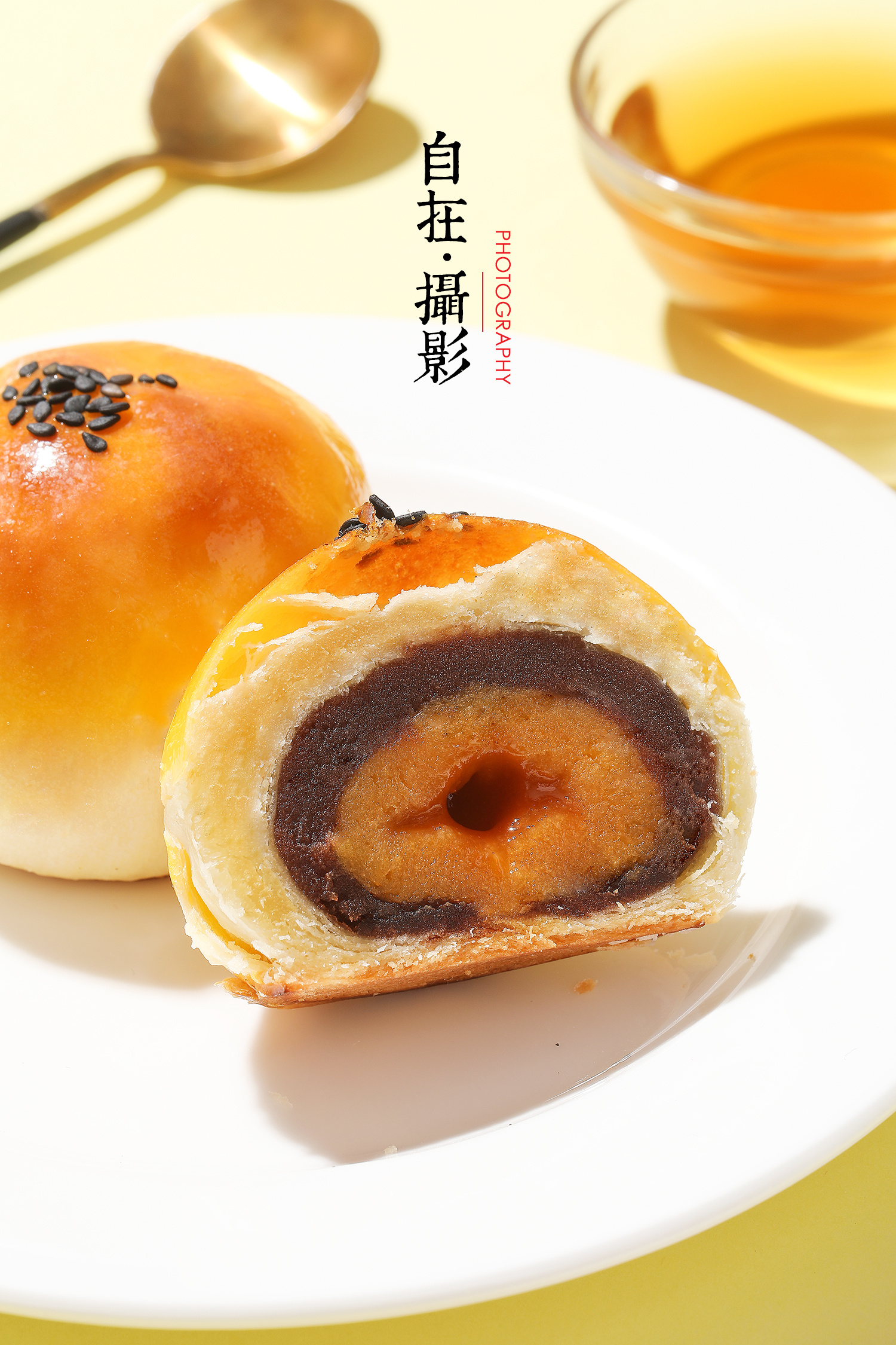 蛋黄酥 美食拍摄 产品摄影 糕点 点心-古田路9号-品牌创意/版权保护