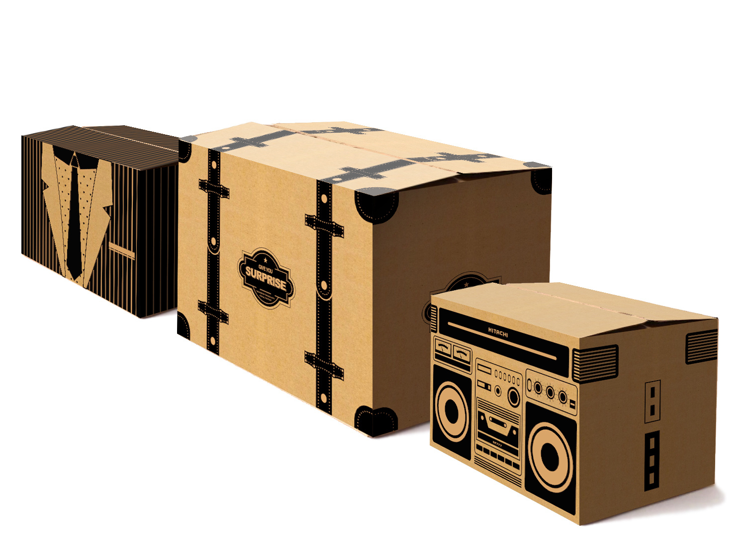 包装箱 快递箱-古田路9号-品牌创意/版权保护平台