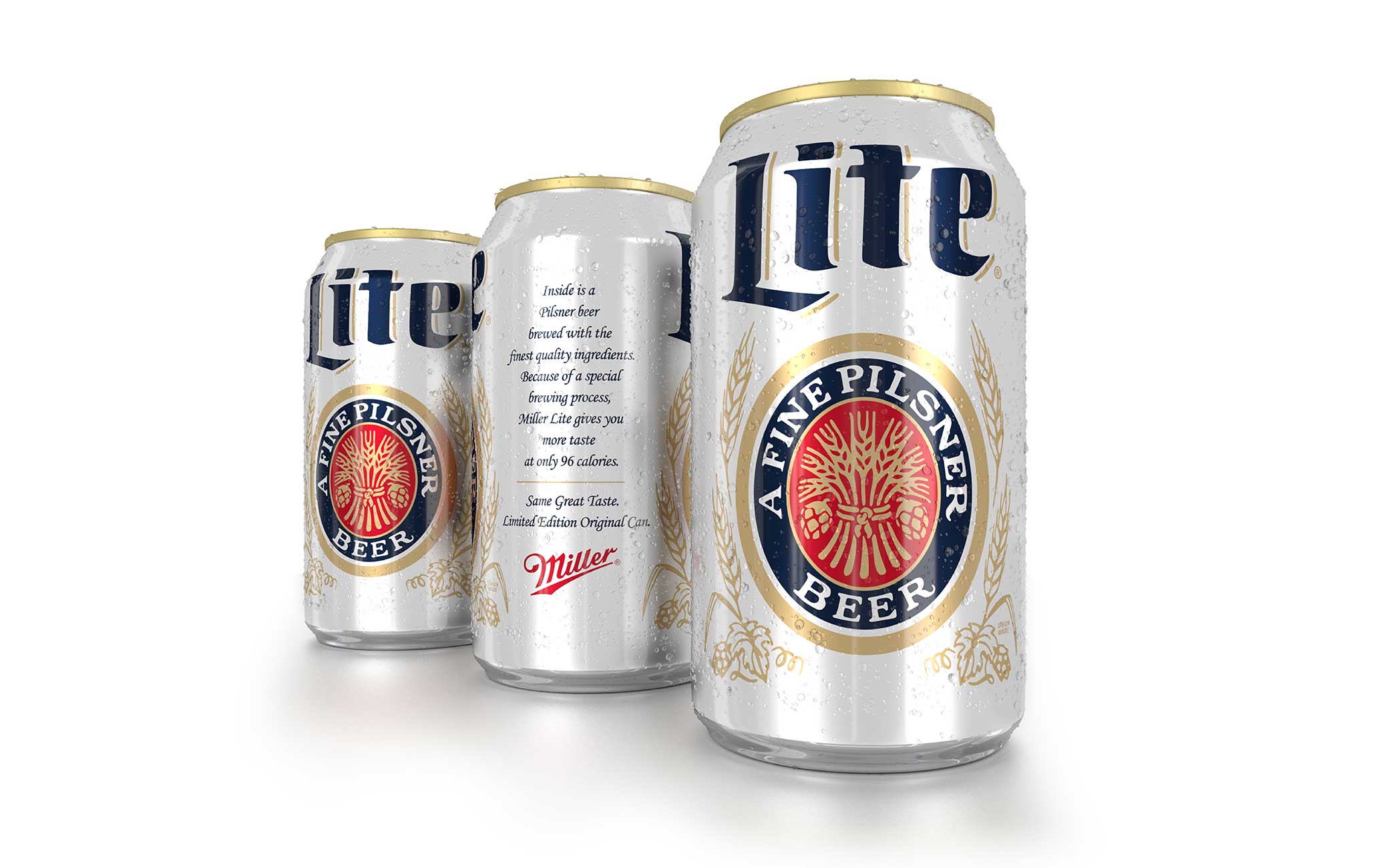 millerlite啤酒包装设计