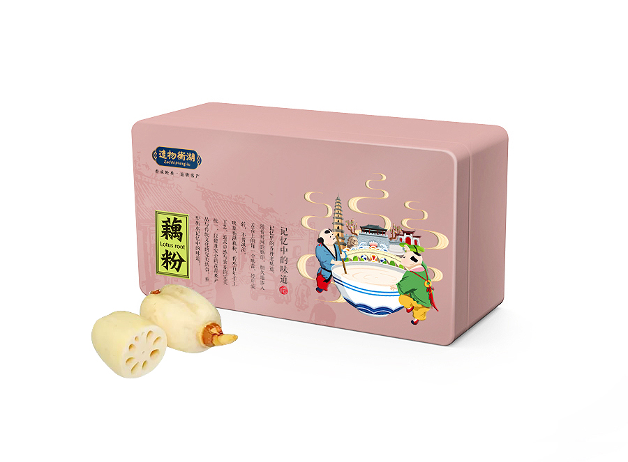 造物衡湖藕粉包装设计瑞智博诚品牌设计