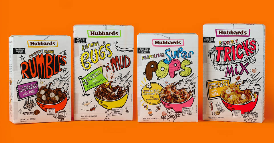 hubbards 儿童食品包装设计-古田路9号-品牌创意/版权保护平台