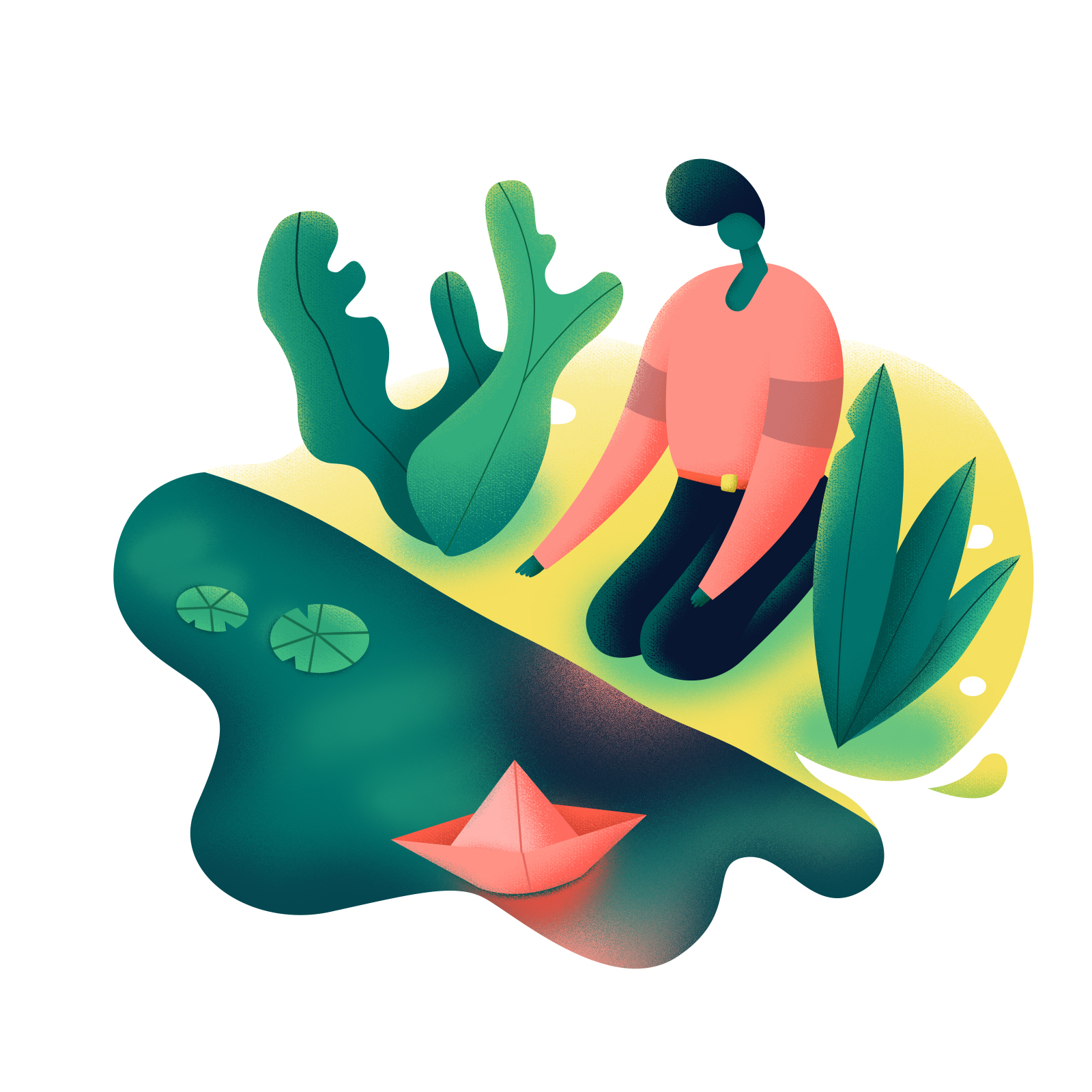 肌理插画日常练习作品