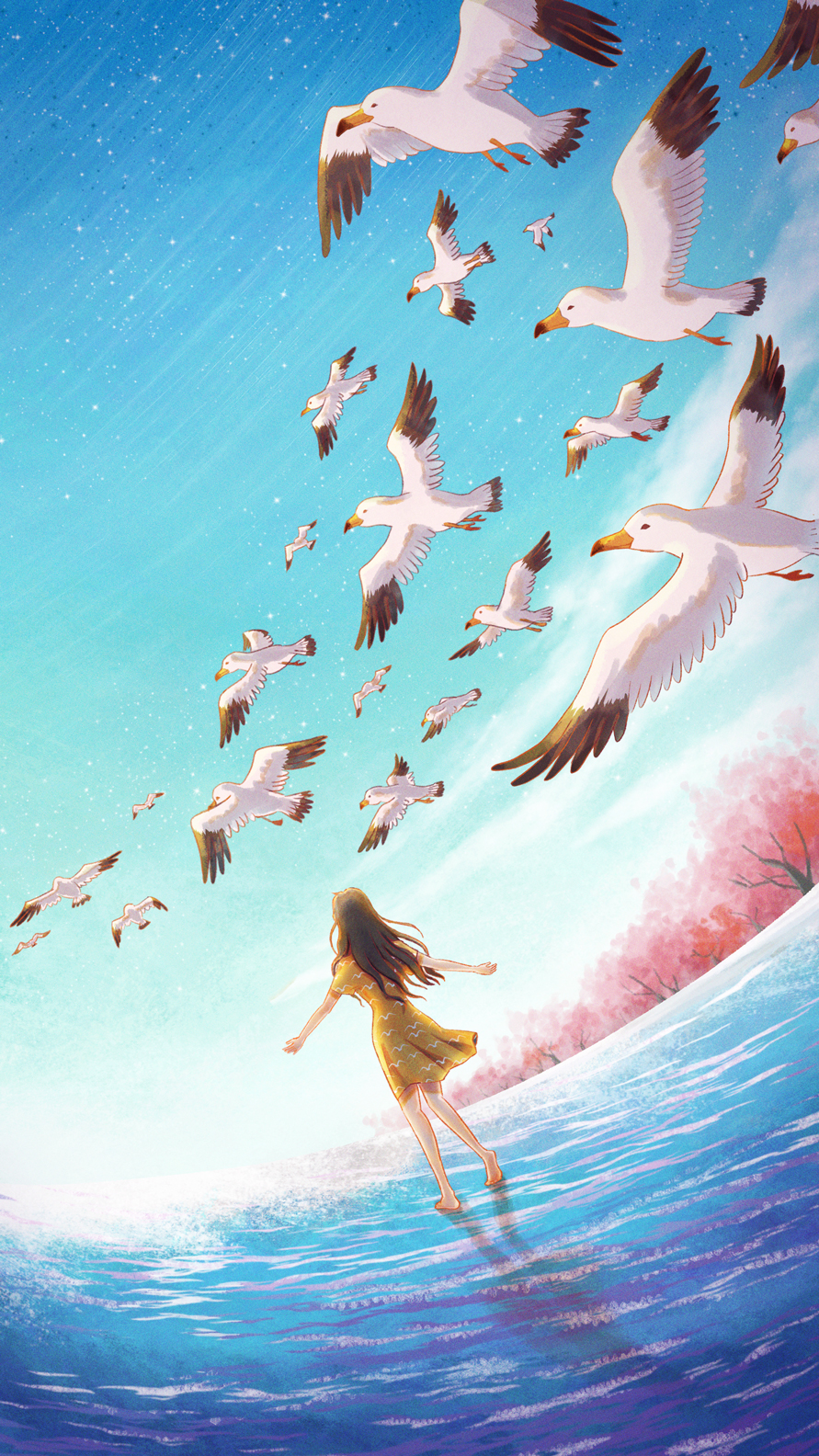 乐划锁屏拥抱飞鸟与鱼