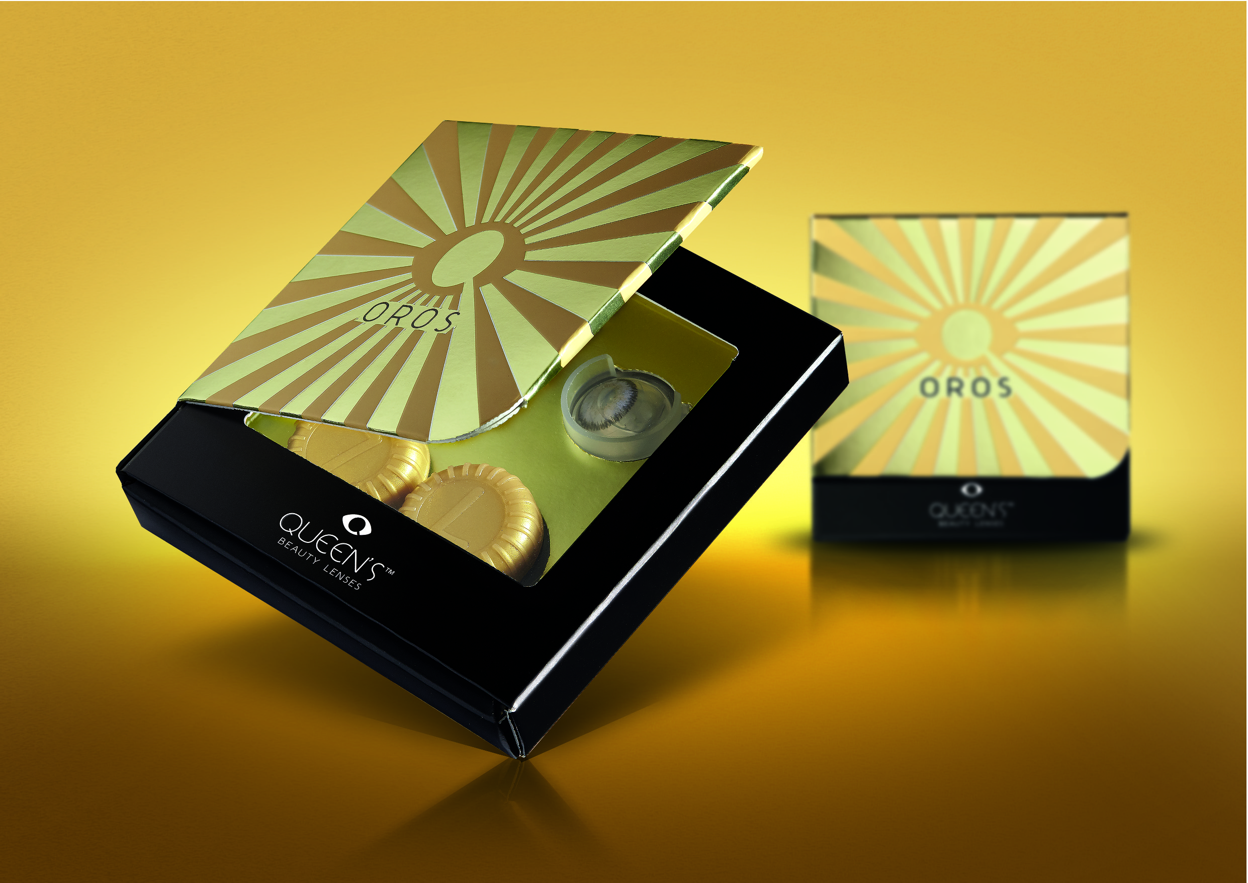 queens美瞳包装