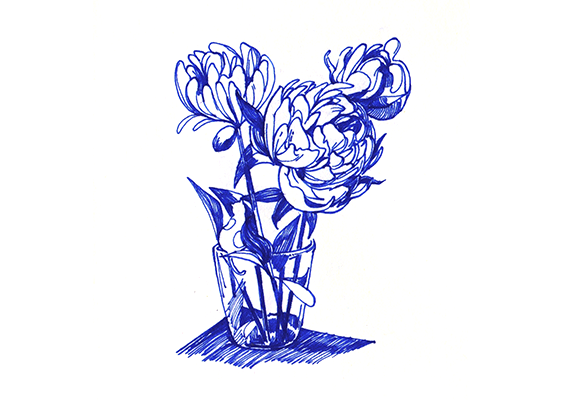 visioninblue61sketches蓝色素描画