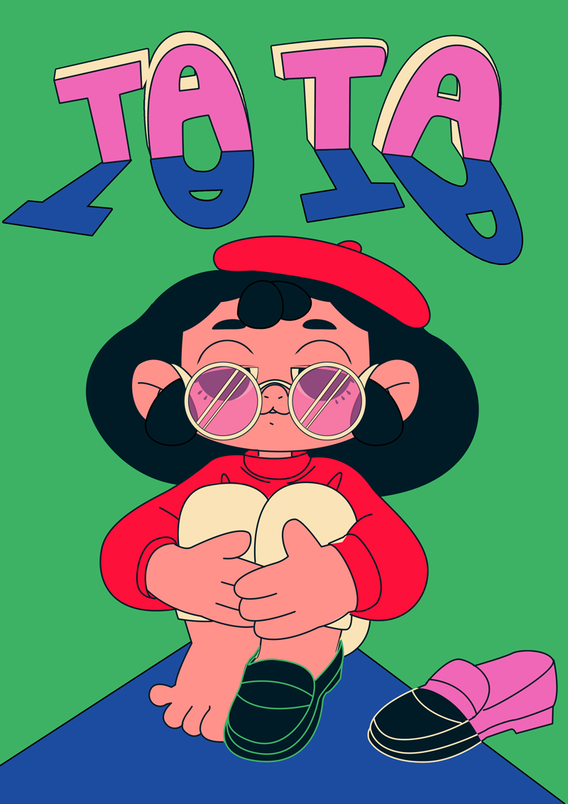 2020复古海报插画