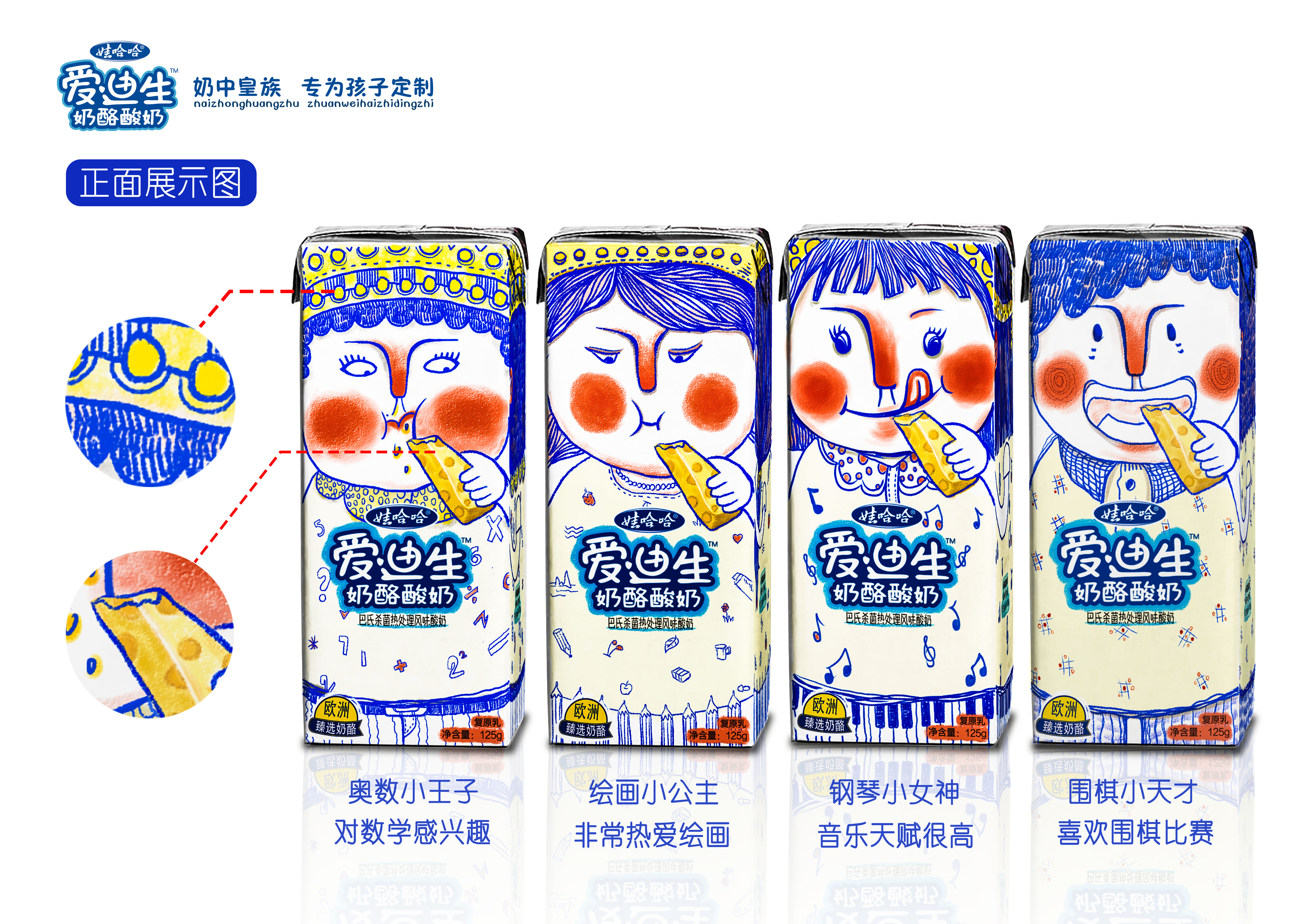 小小爱好家爱迪生奶酪酸奶设计