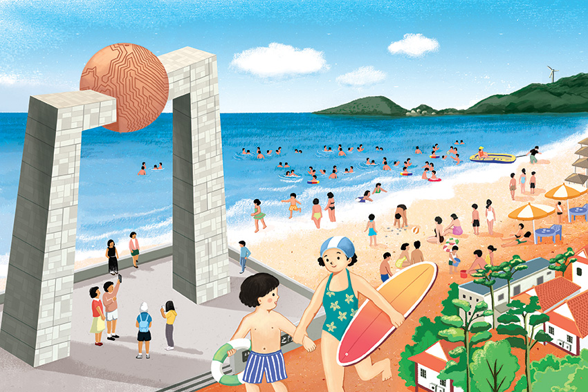 手绘南澳明信片