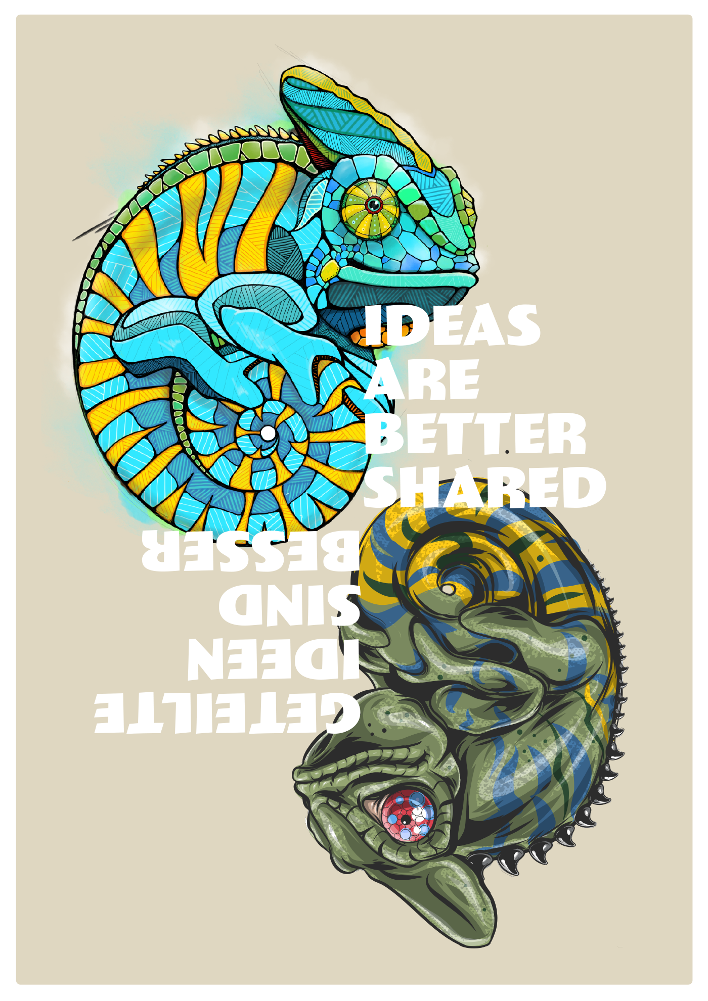 变色龙练习-古田路9号-品牌创意/版权保护平台