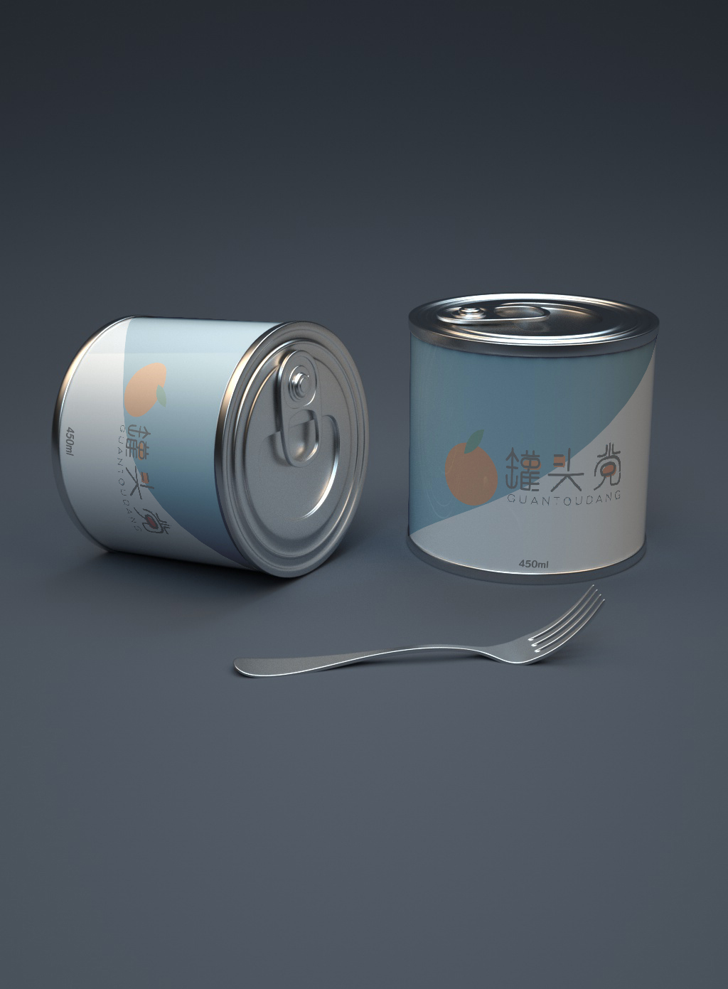 罐头党水果罐头原创包装设计