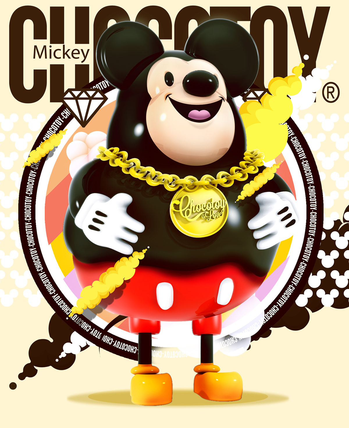 chocotoycute3d卡通设计