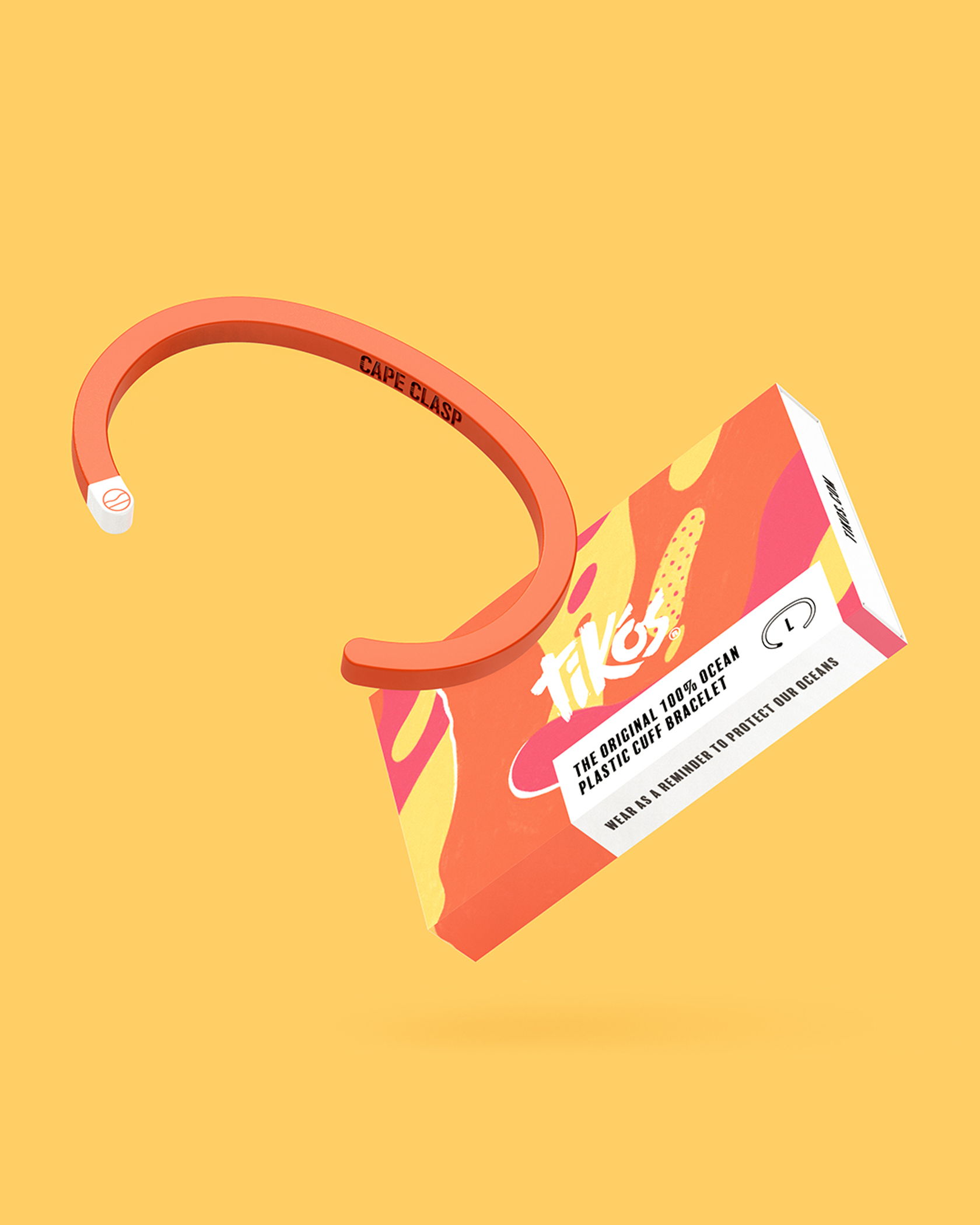 tikós回收海洋塑料手链的可持续包装-古田路9号-品牌创意/版权保护