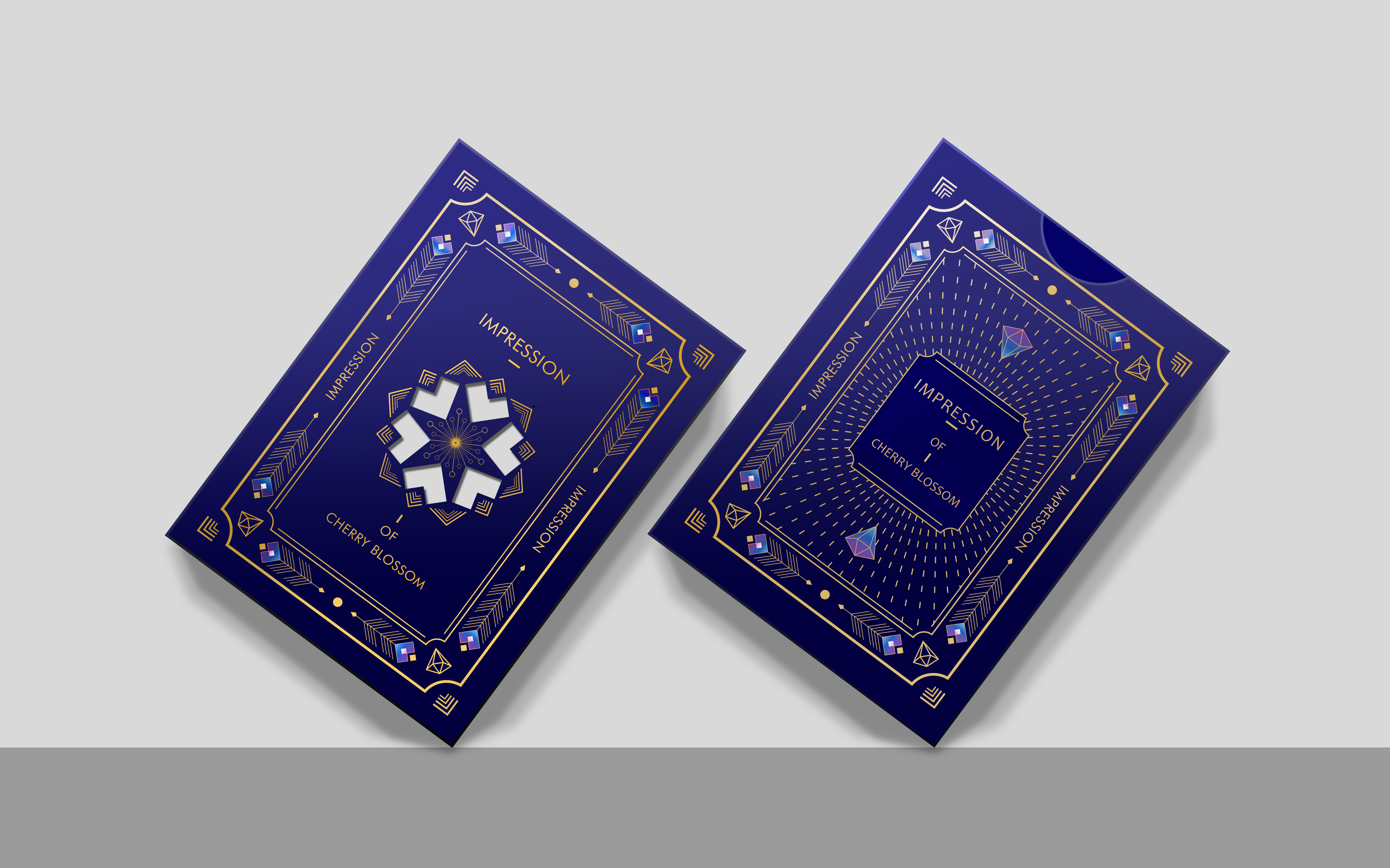 樱花主题扑克牌设计-古田路9号-品牌创意/版权保护平台