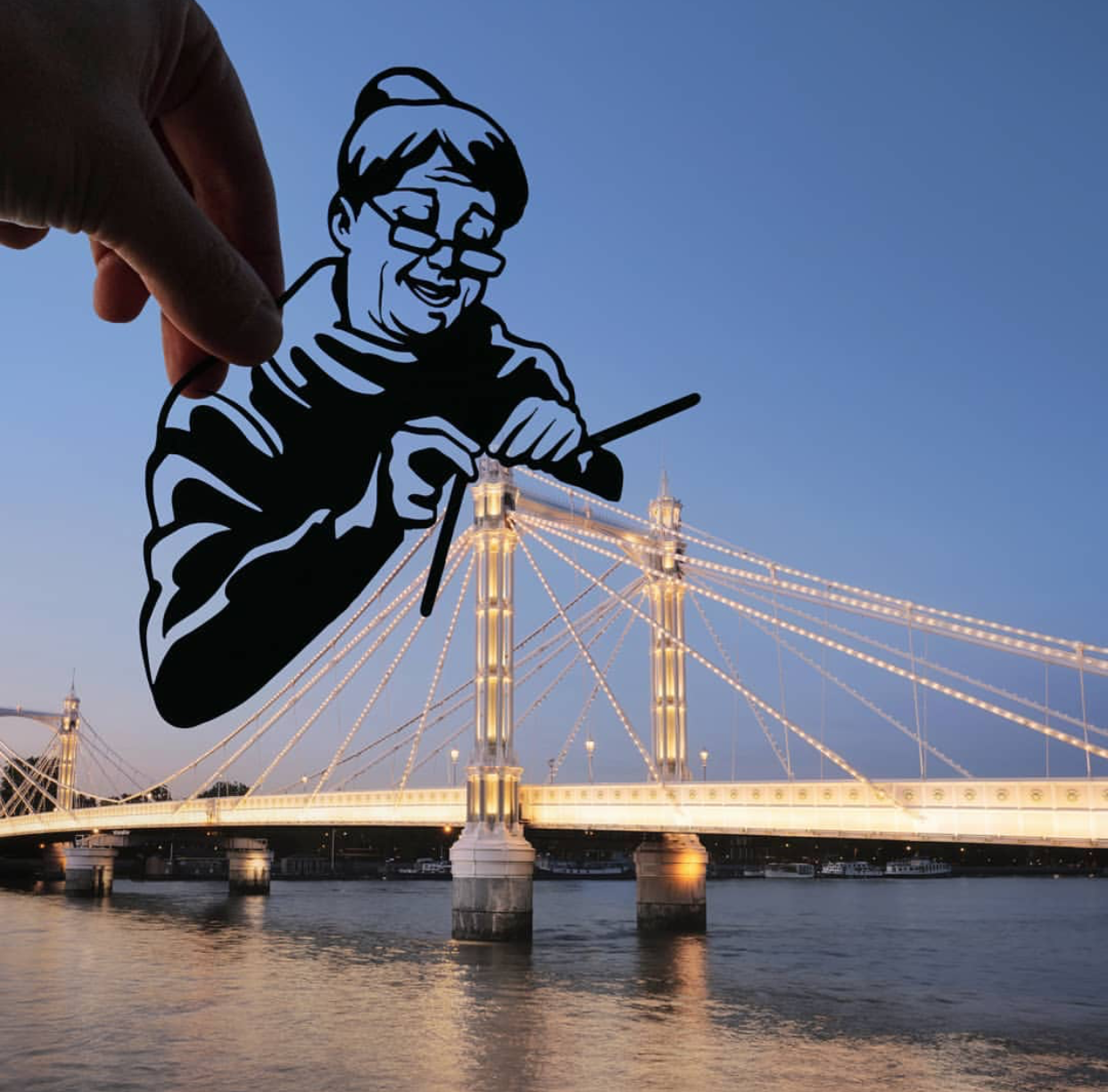 剪纸玩世界错位摄影让美景全都活了起来