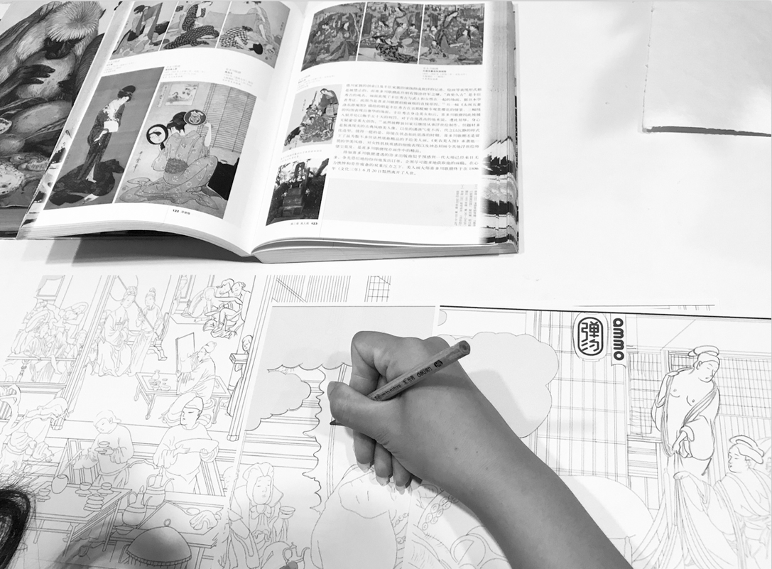 枕绘肉笔春画ammo弹约戏密卷