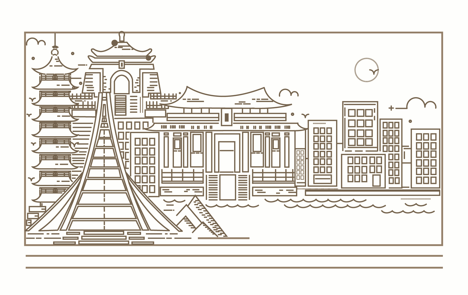 字绘中国字绘台湾矢量延伸系列