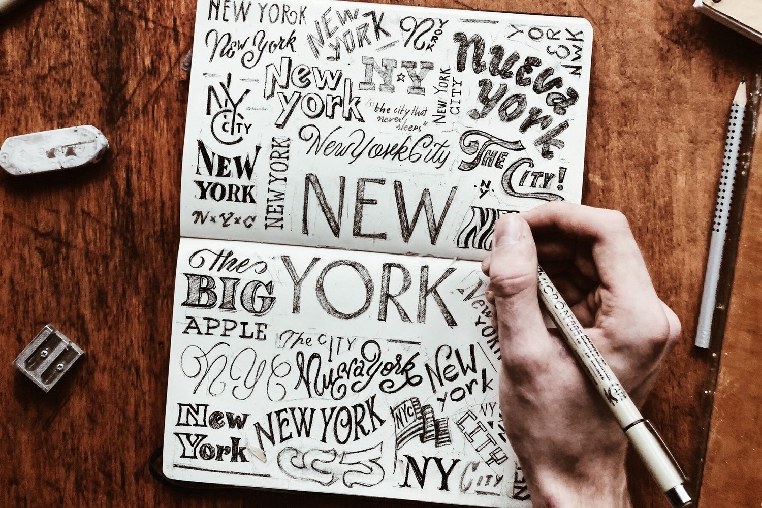 sketchedlettering字体设计