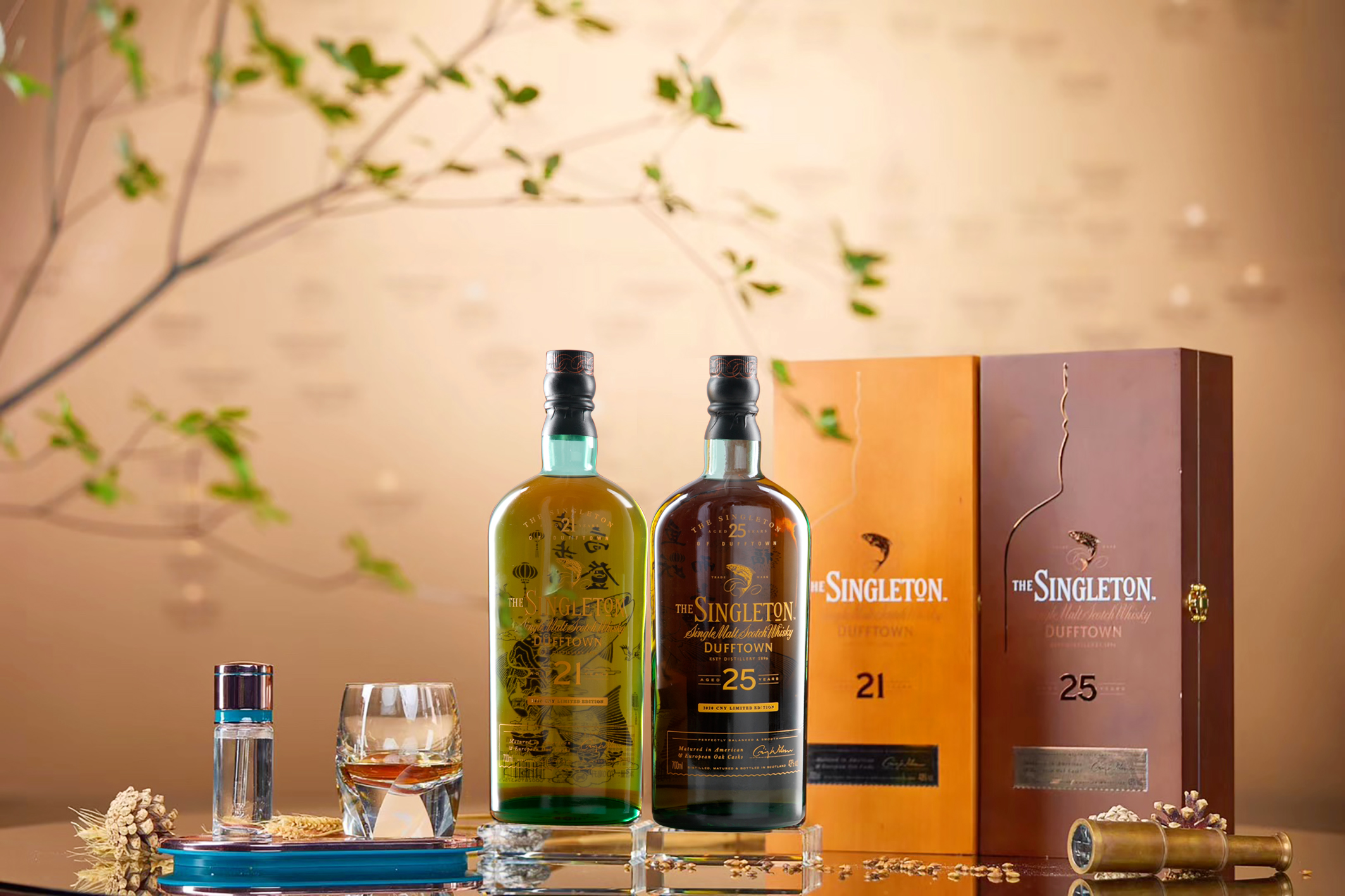 木头猫|限量版苏格登21年&25年桶装原酒-古田路9号-品牌创意/版权保护