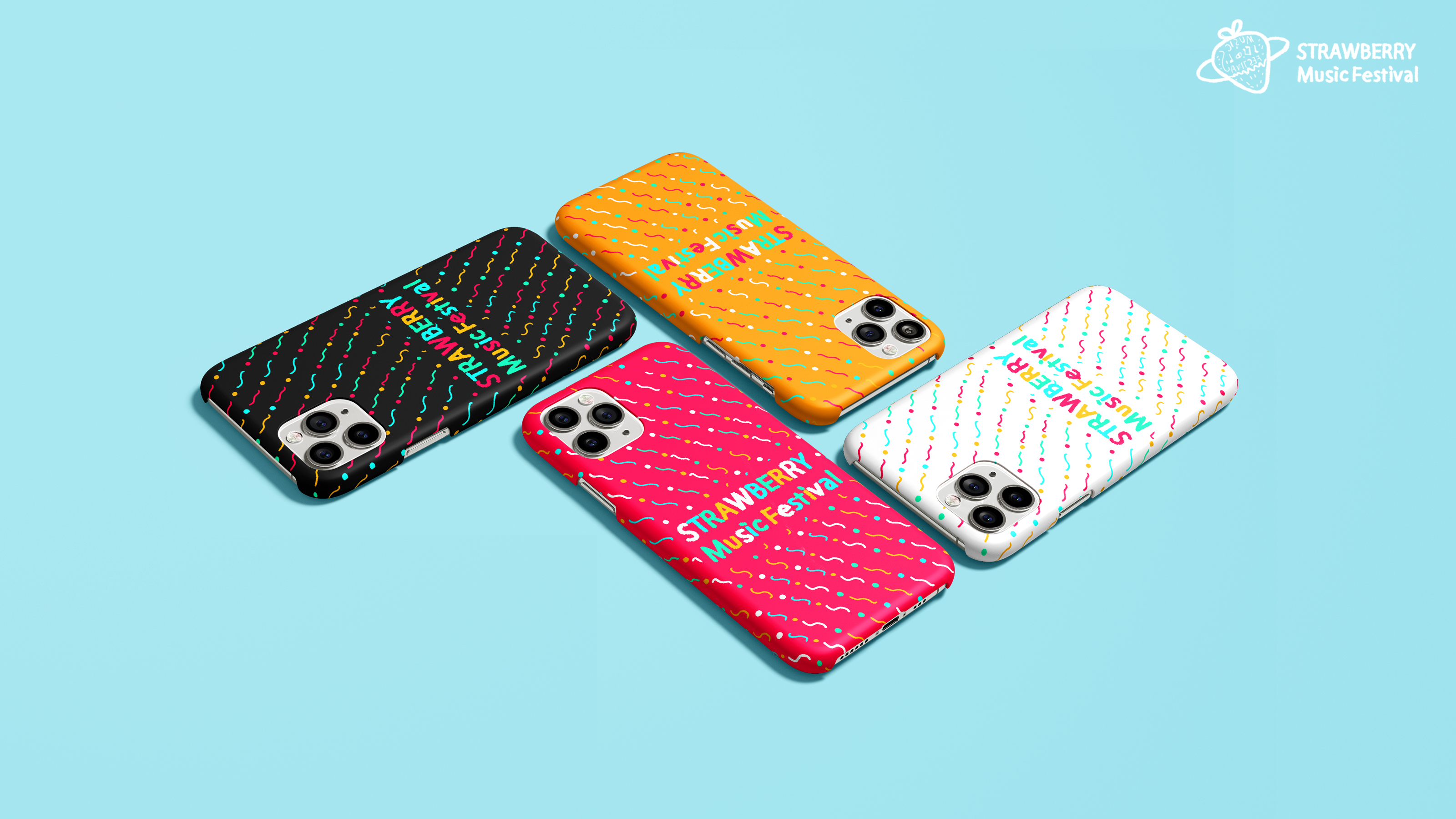 草莓音乐节衍生品vi-古田路9号-品牌创意/版权保护平台