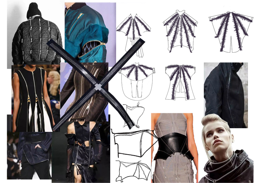 祸蝠相依仿生服装设计