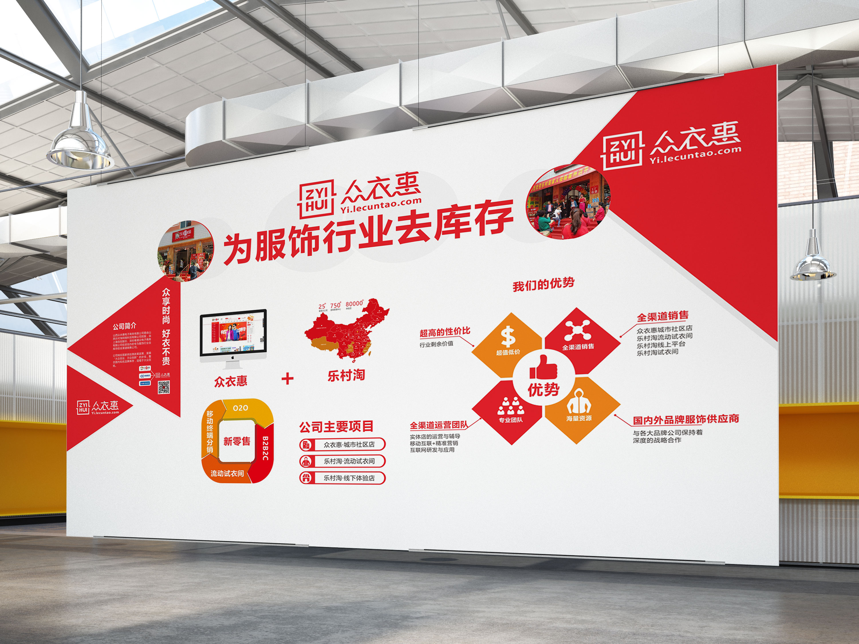 大型展览会展板平面设计