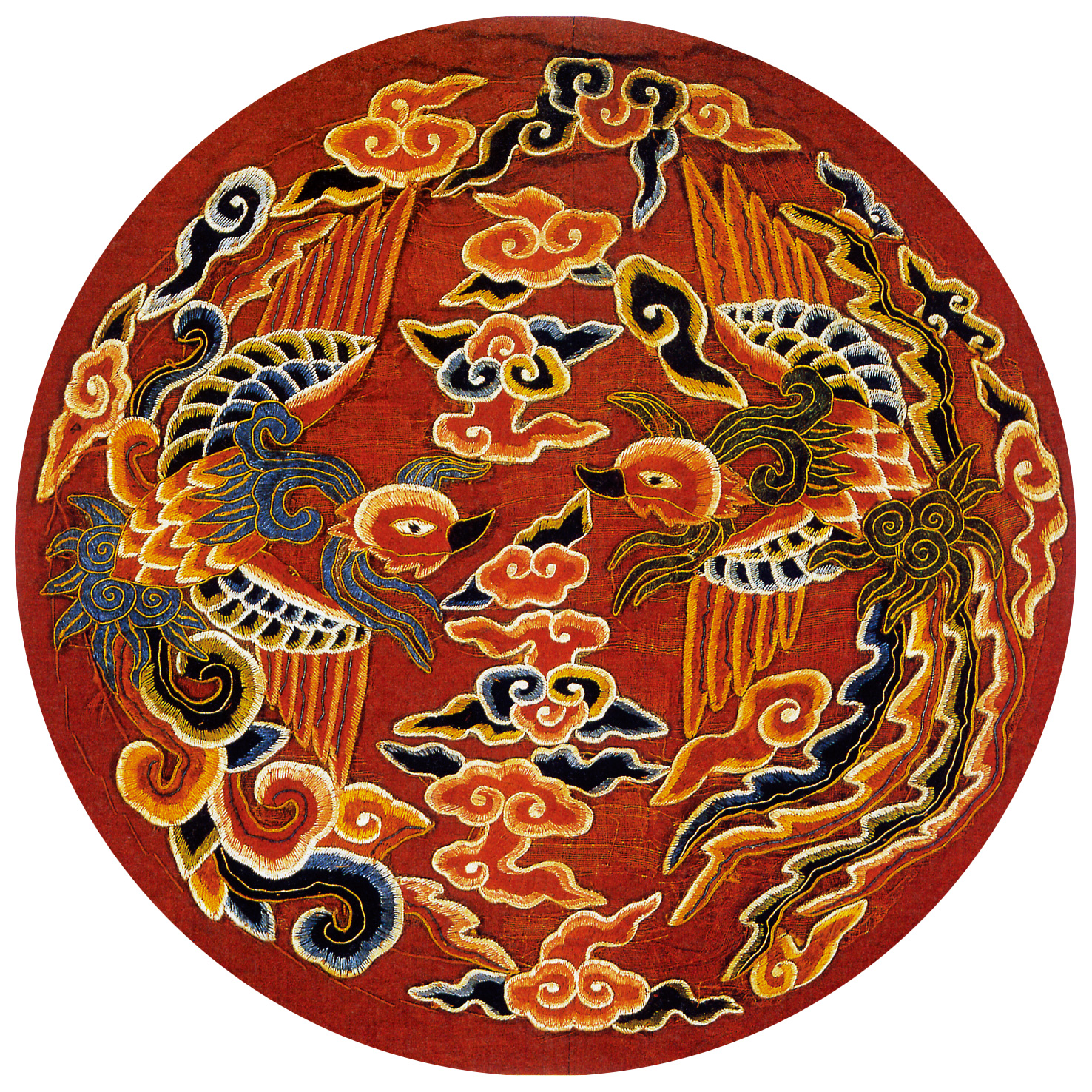 中国古代龙凤刺绣