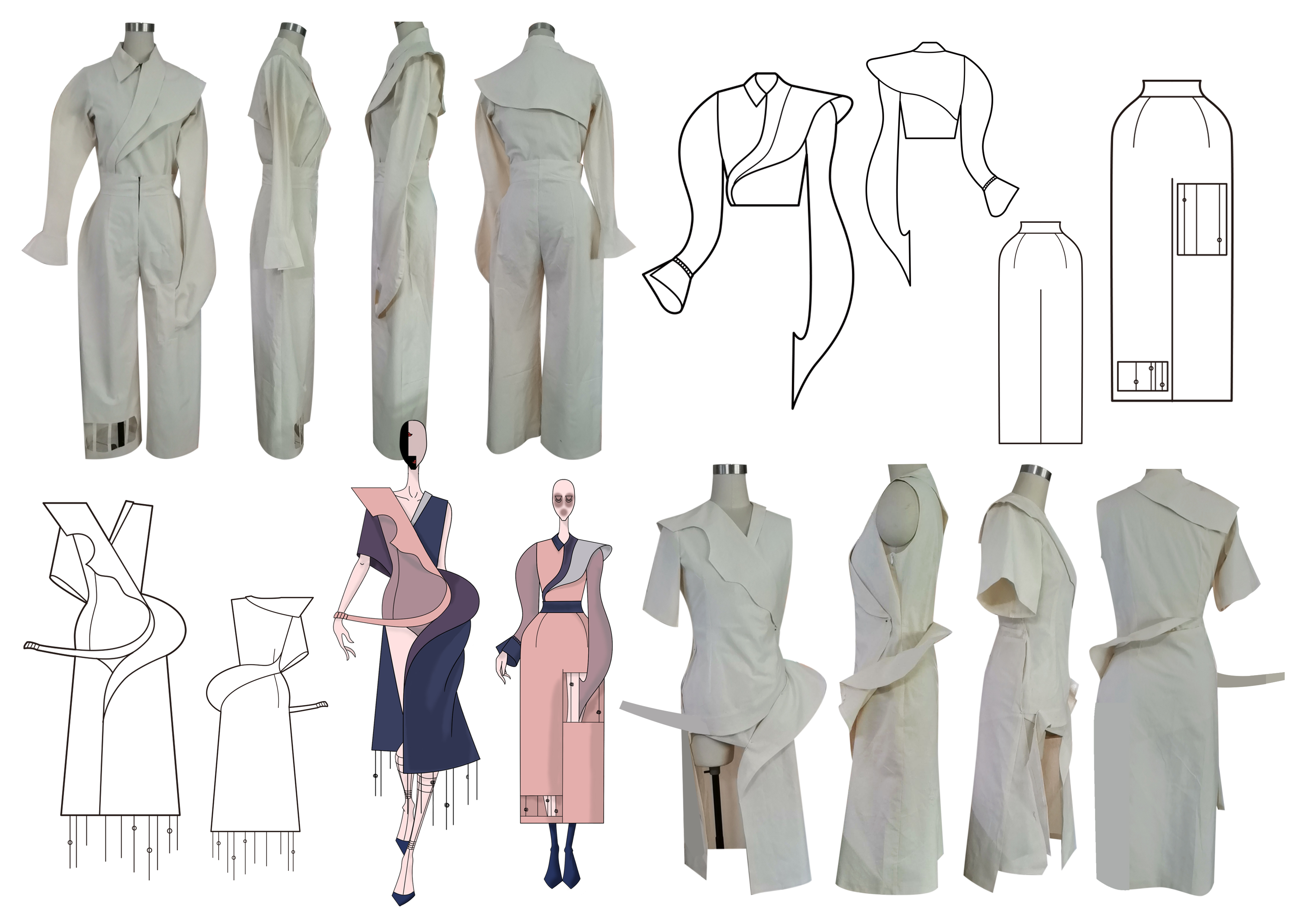 "共生"环保类概念服装设计-古田路9号-品牌创意/版权保护平台