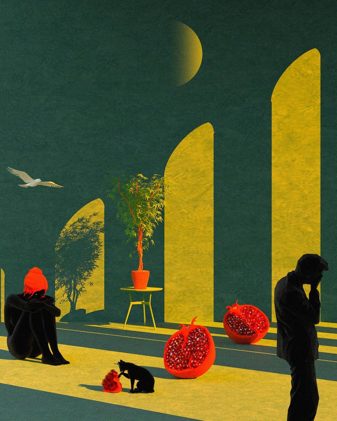 tishkbarzanji复古主义安静的乌托邦