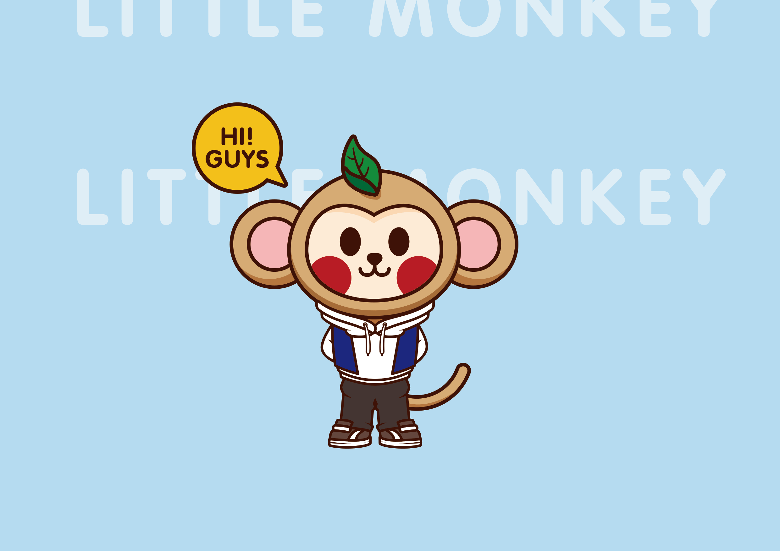 卡通形象寨小猴