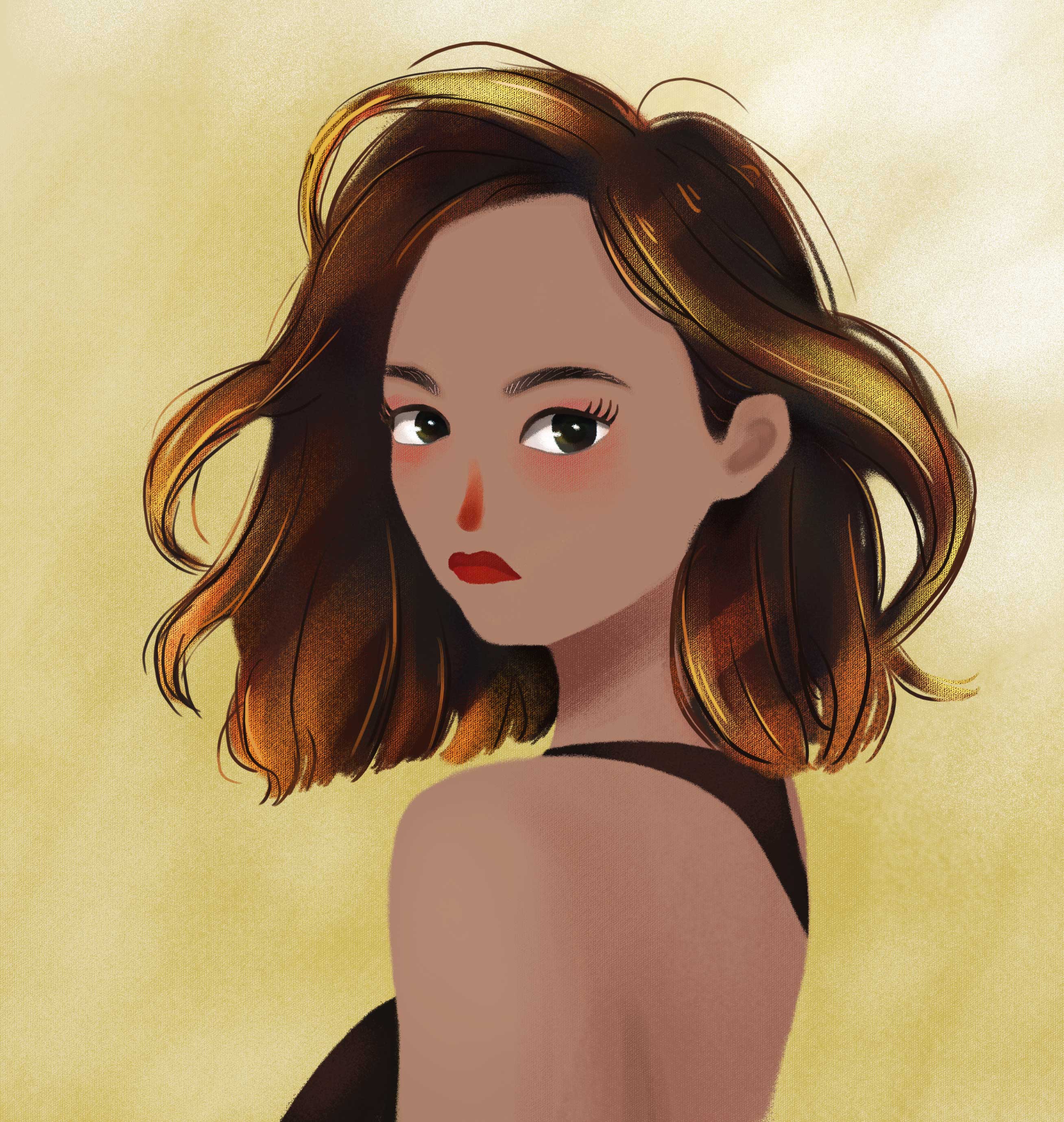 小白插画系列3人物头像