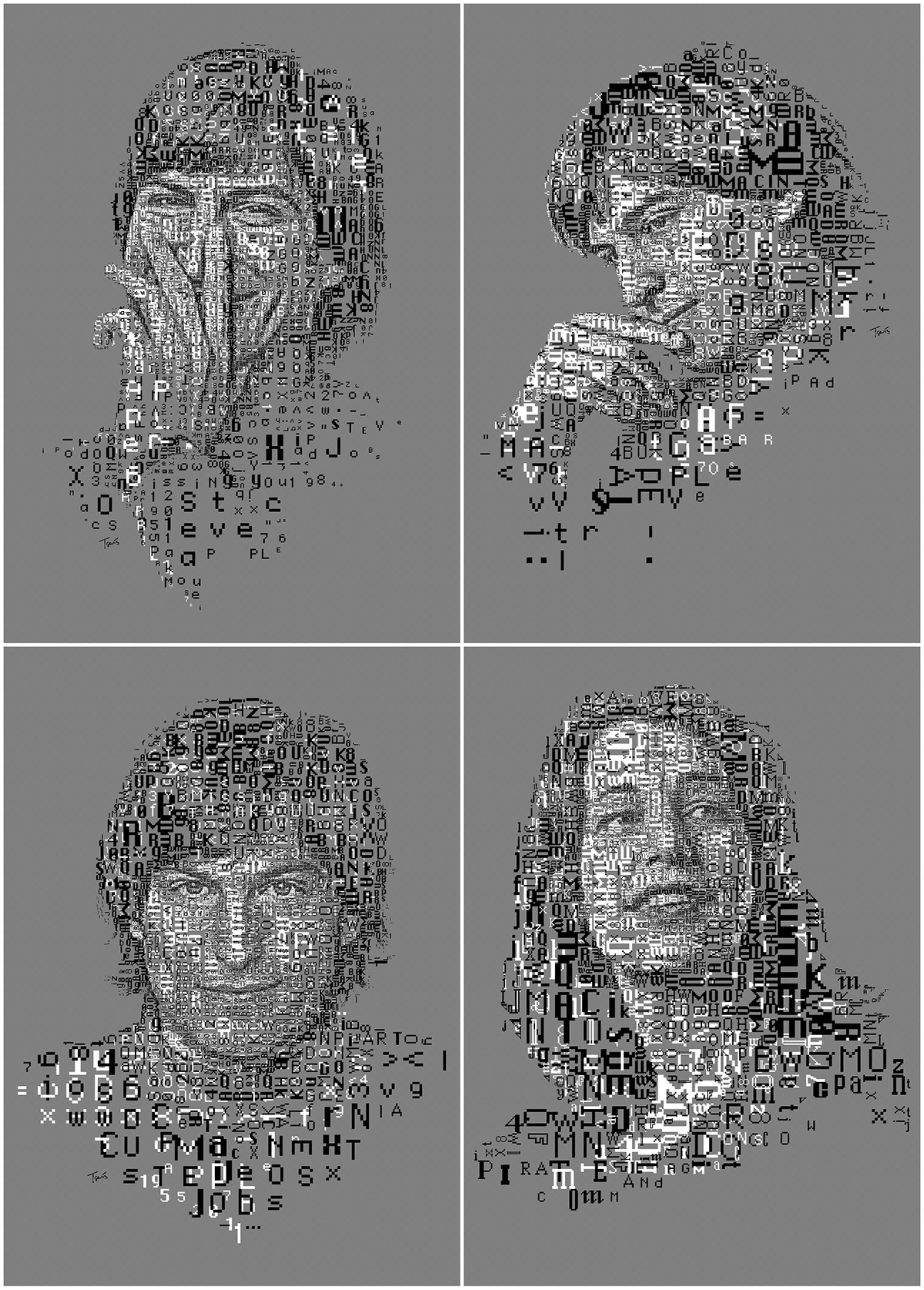 stevejobs马赛克肖像