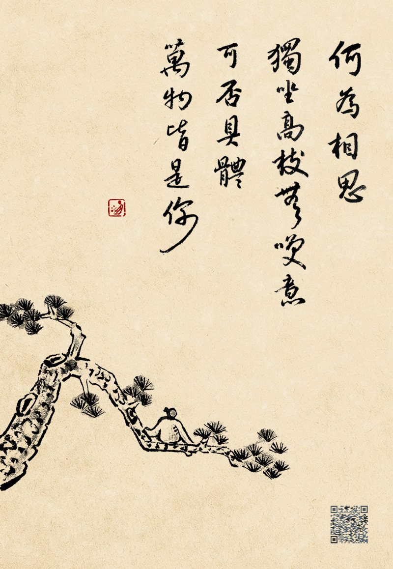 何为相思?独坐高枝无笑意可否具体?