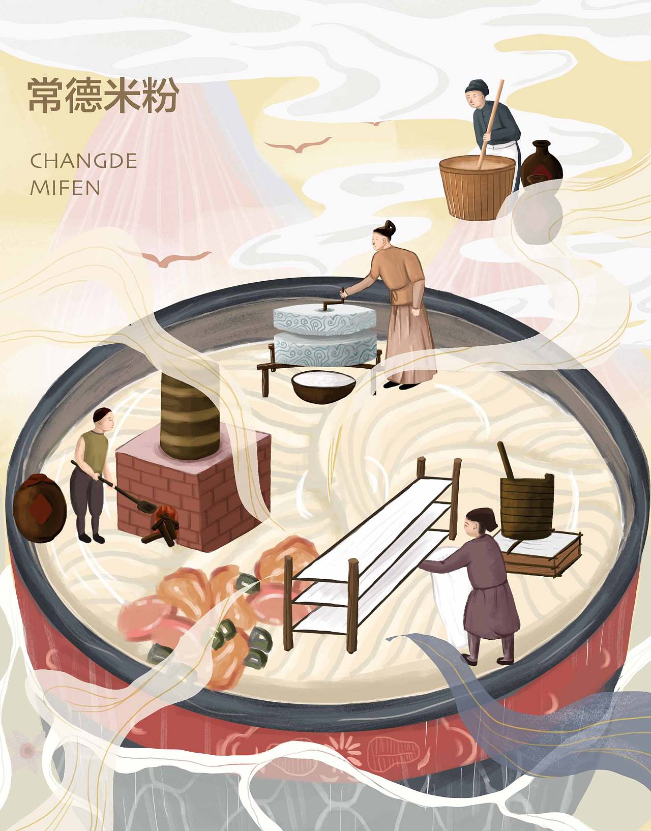 一抹思乡情身在他乡的一碗贪念《常德米粉》眺望悠远爪牙伸向四面八方