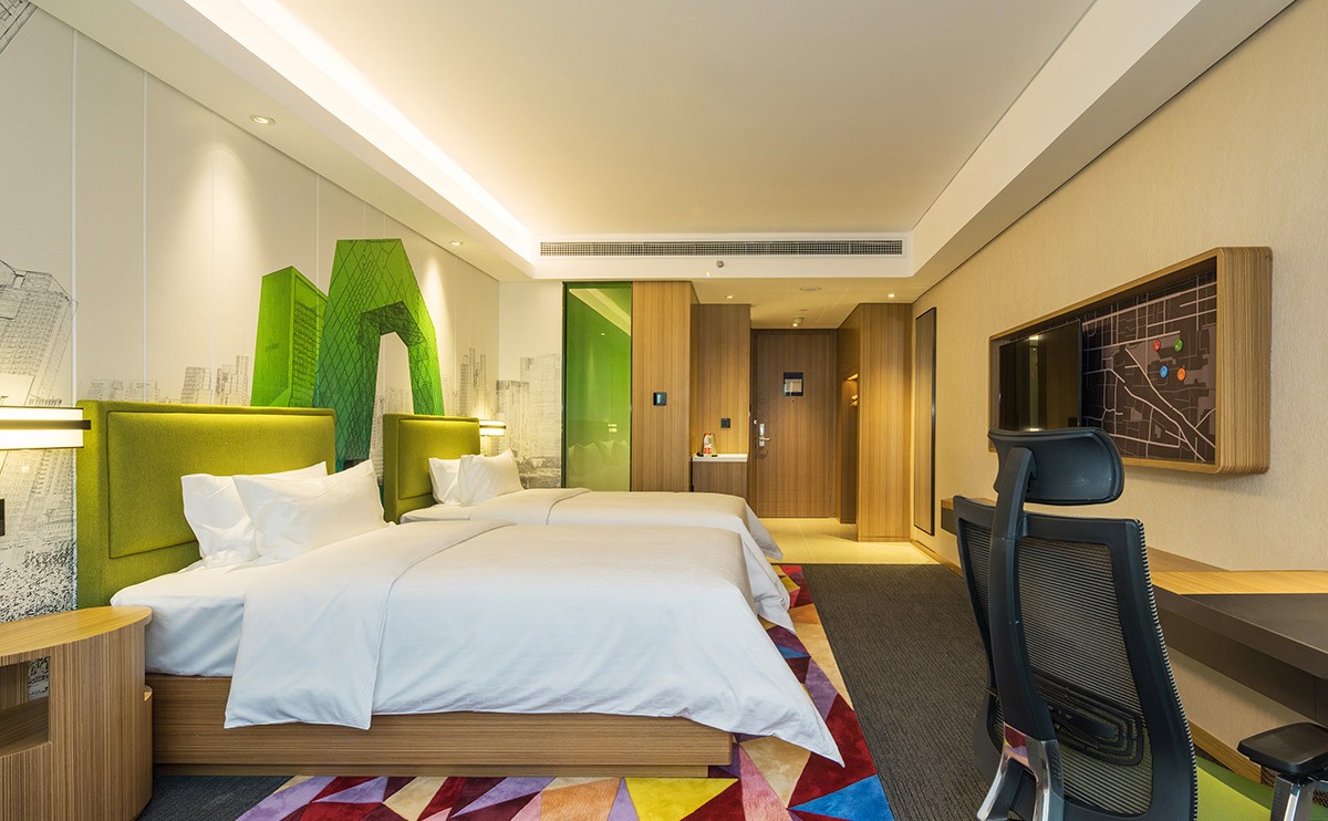 非设计分享北京希尔顿欢朋酒店设计