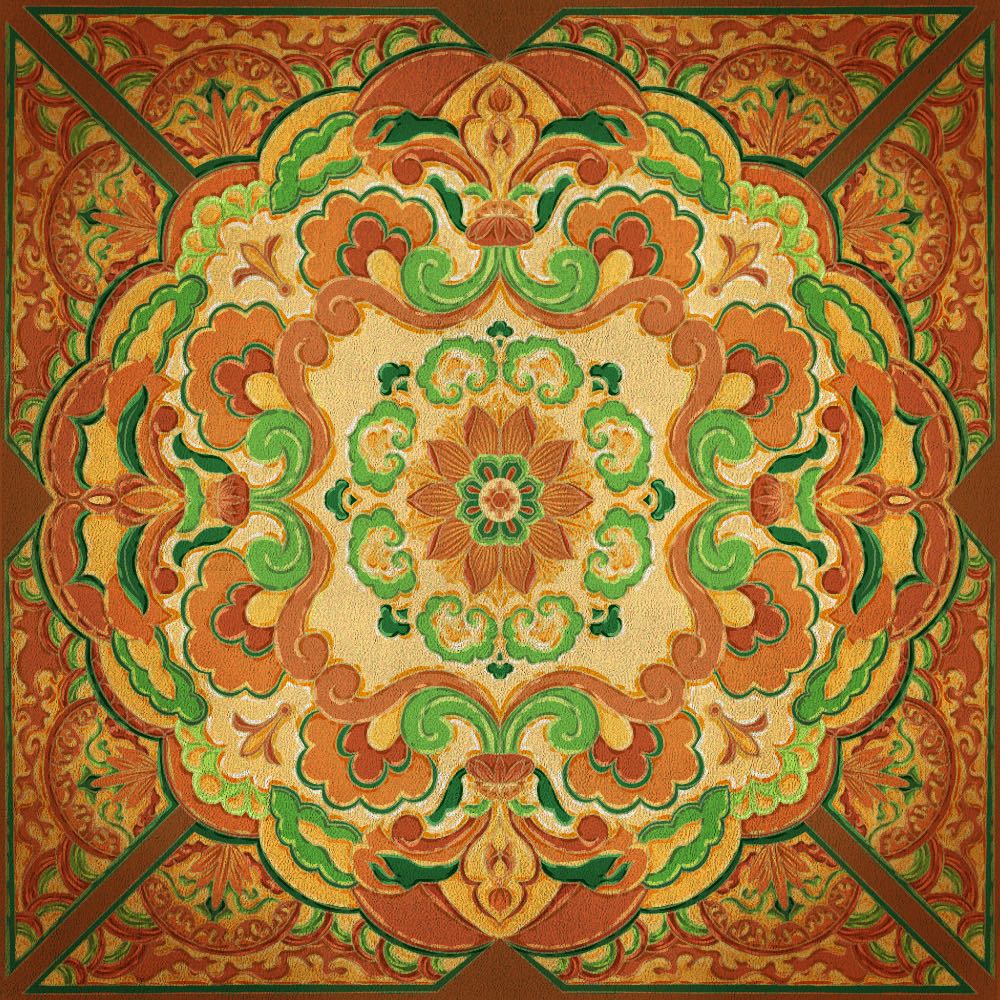 极繁主义中式传统纹样-古田路9号-品牌创意/版权保护平台