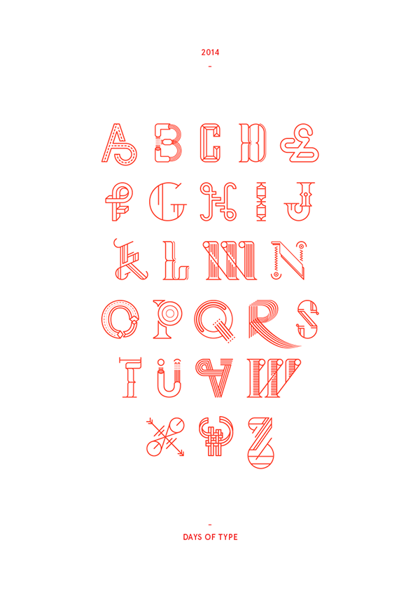 36daysoftype字体设计