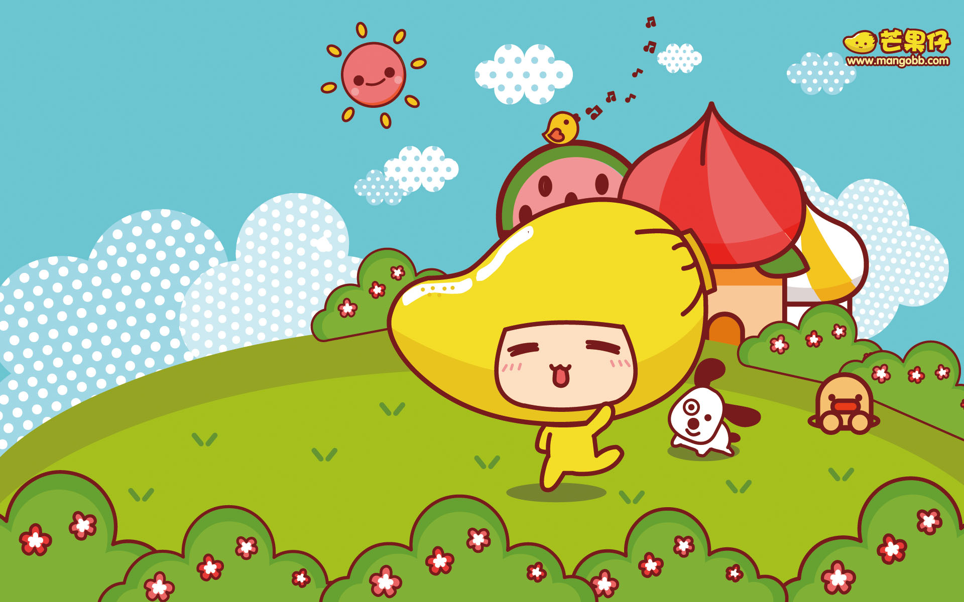 70款芒果仔插画电脑壁纸