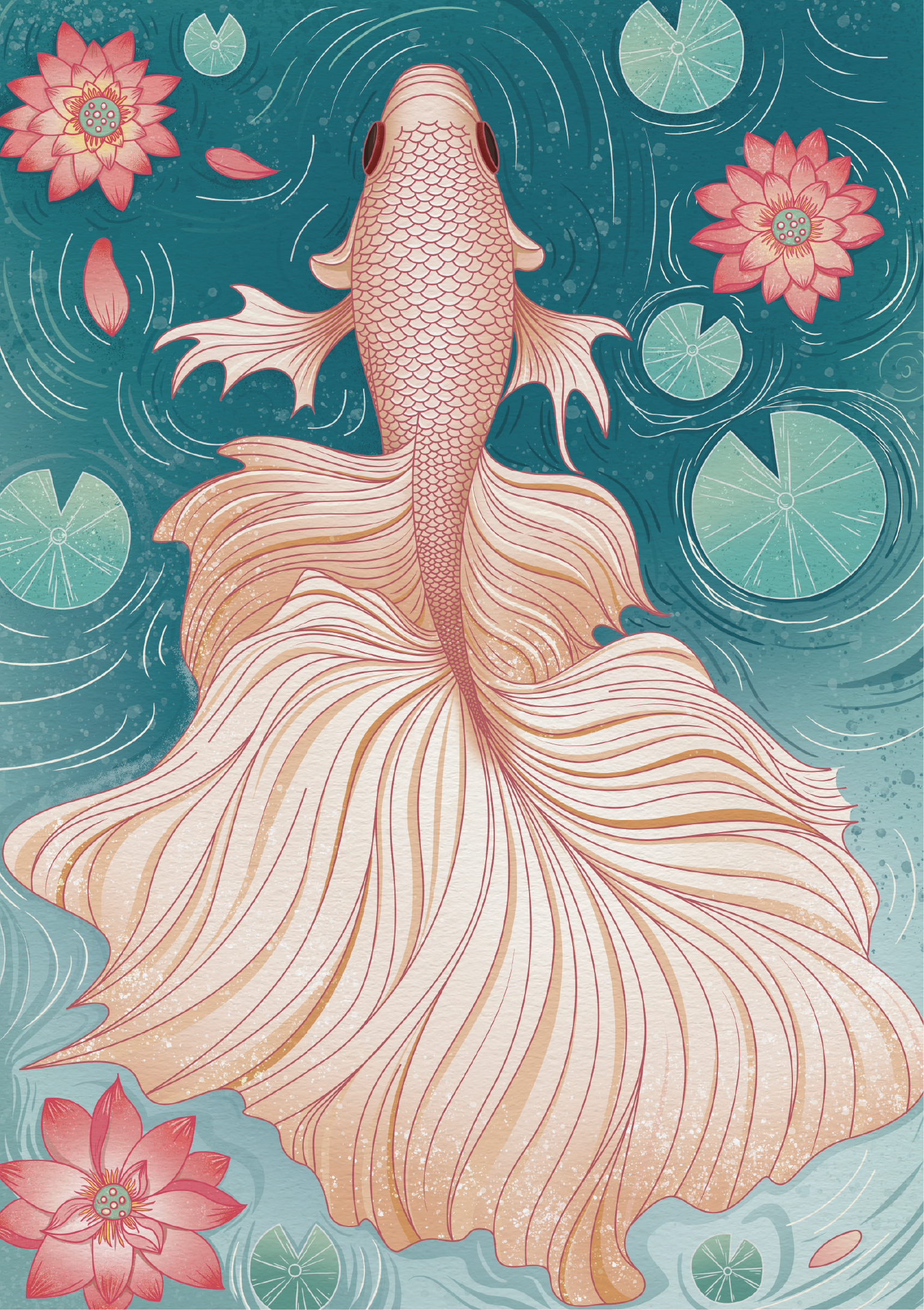 鱼你一起的春夏秋冬-古田路9号-品牌创意/版权保护平台