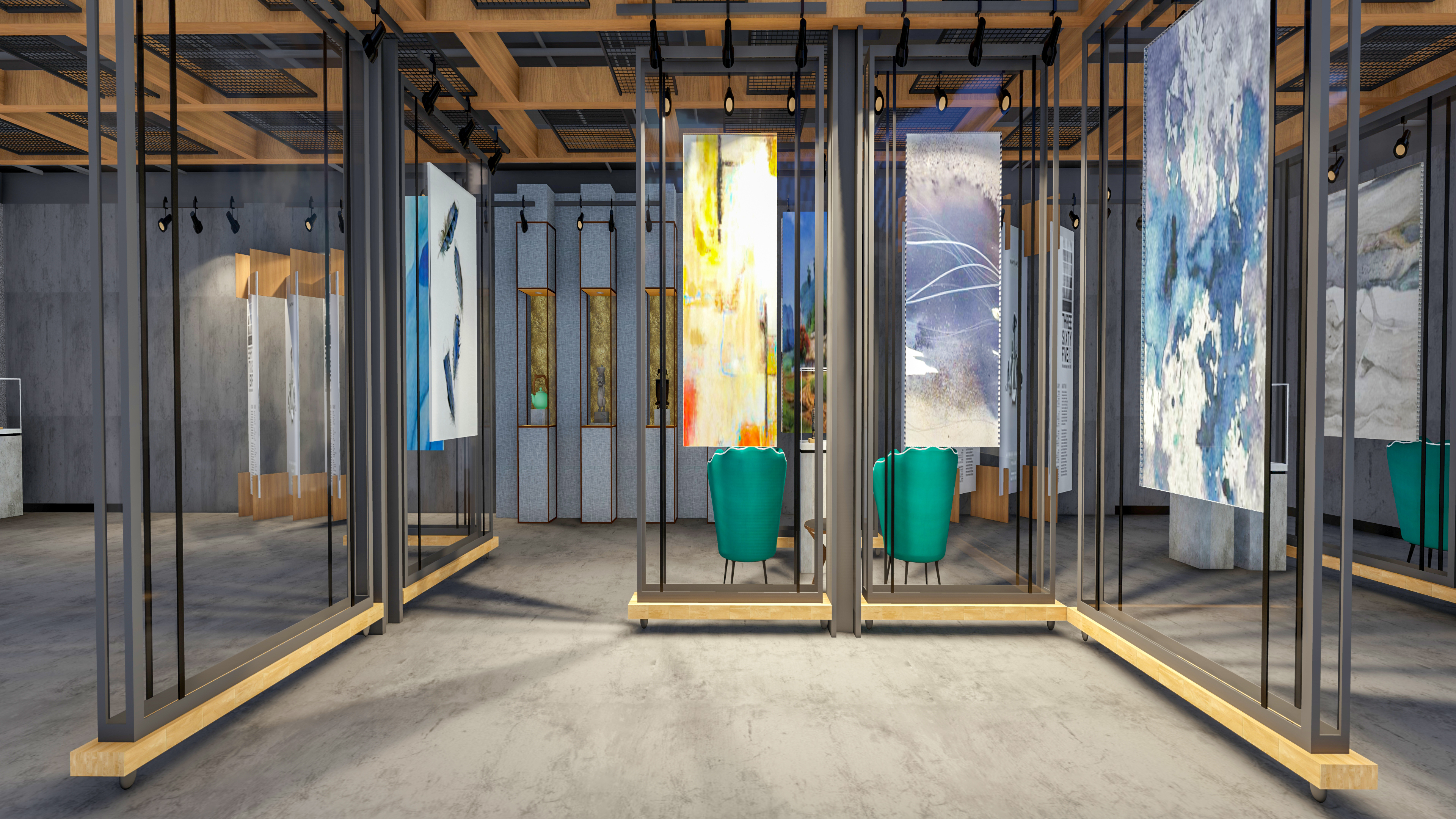 漆文共伞文化展示空间设计