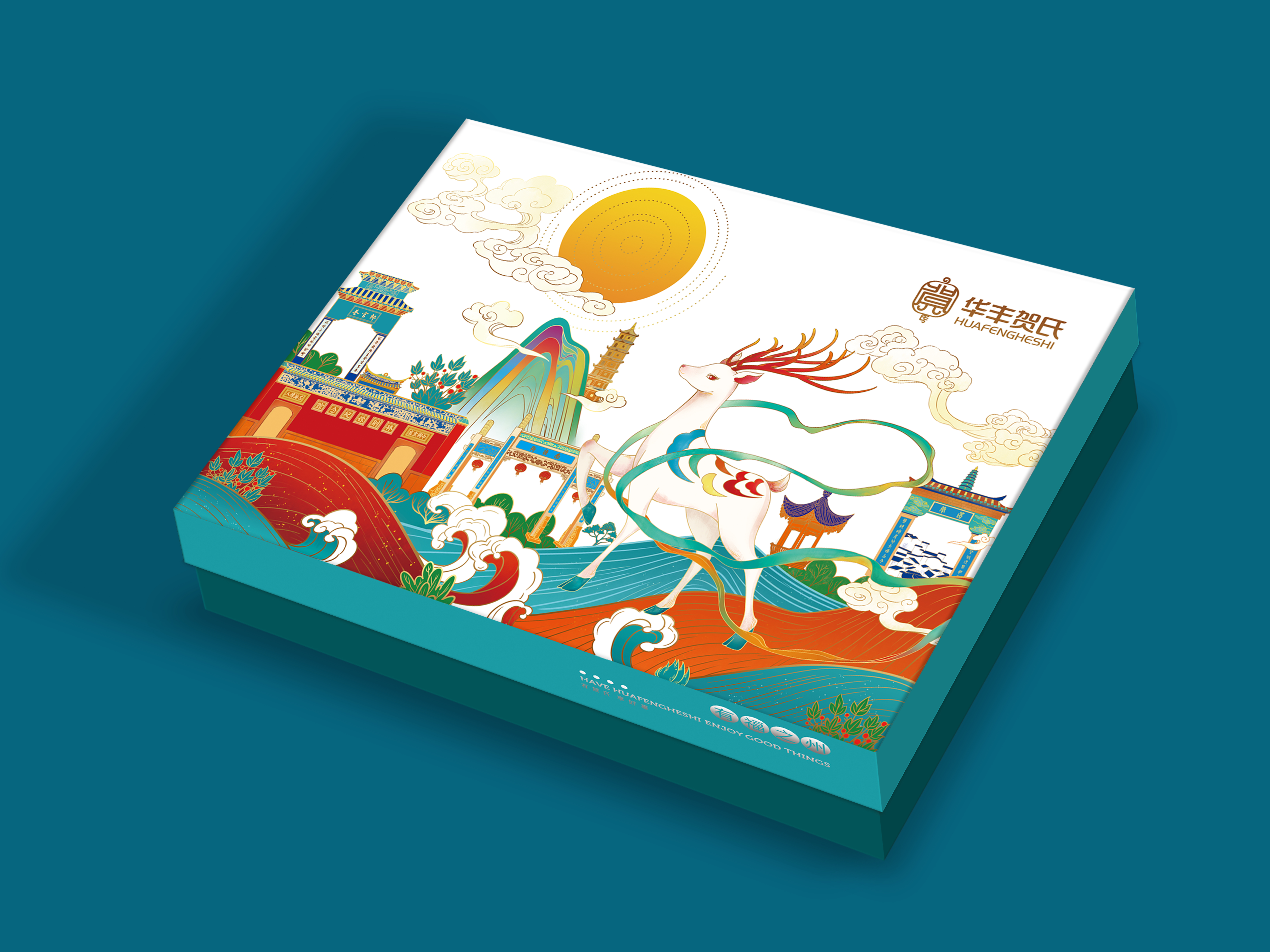 华丰贺氏|月饼包装—传承福州文化-古田路9号-品牌创意/版权保护平台