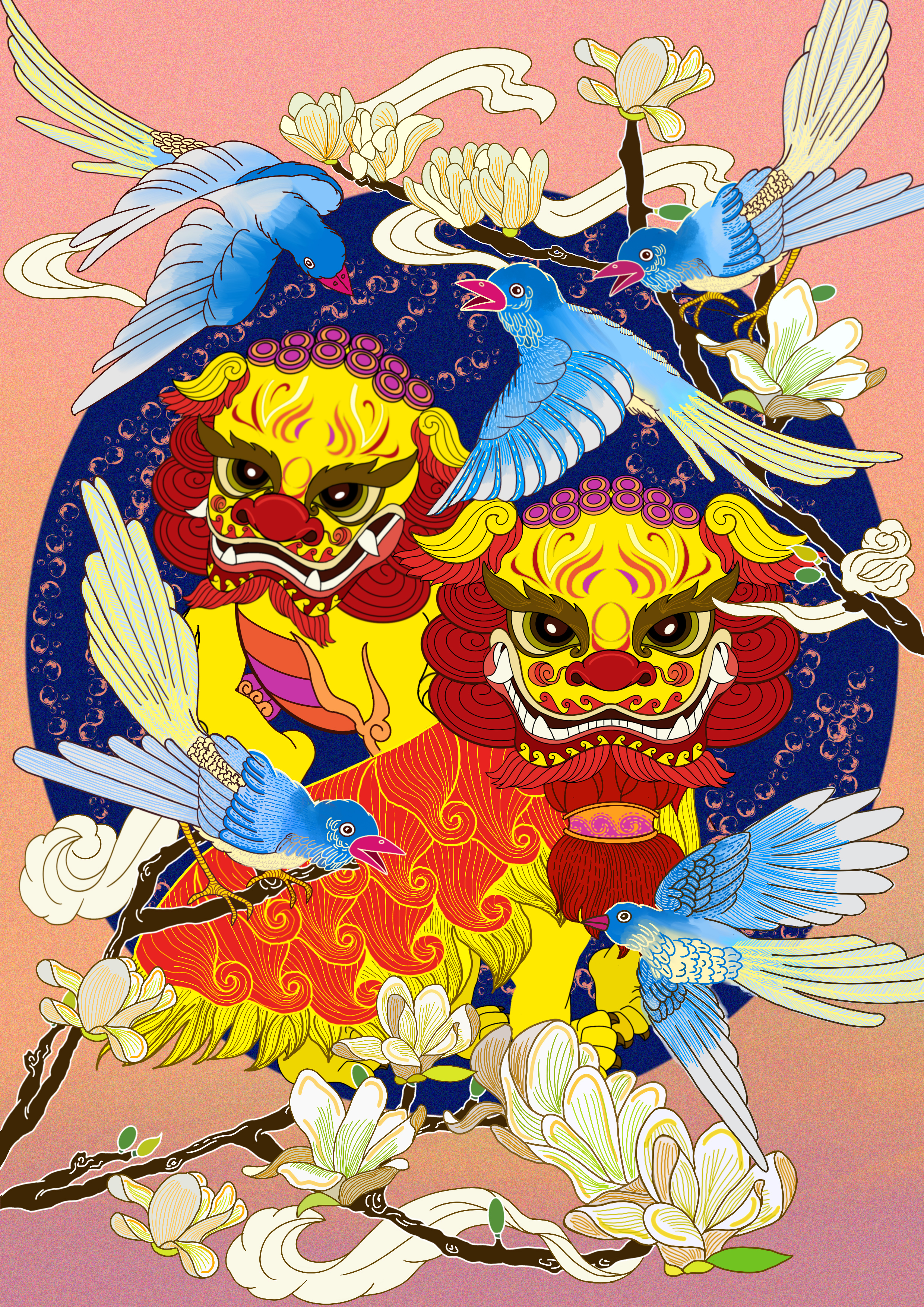 徐水舞狮文创设计-古田路9号-品牌创意/版权保护平台