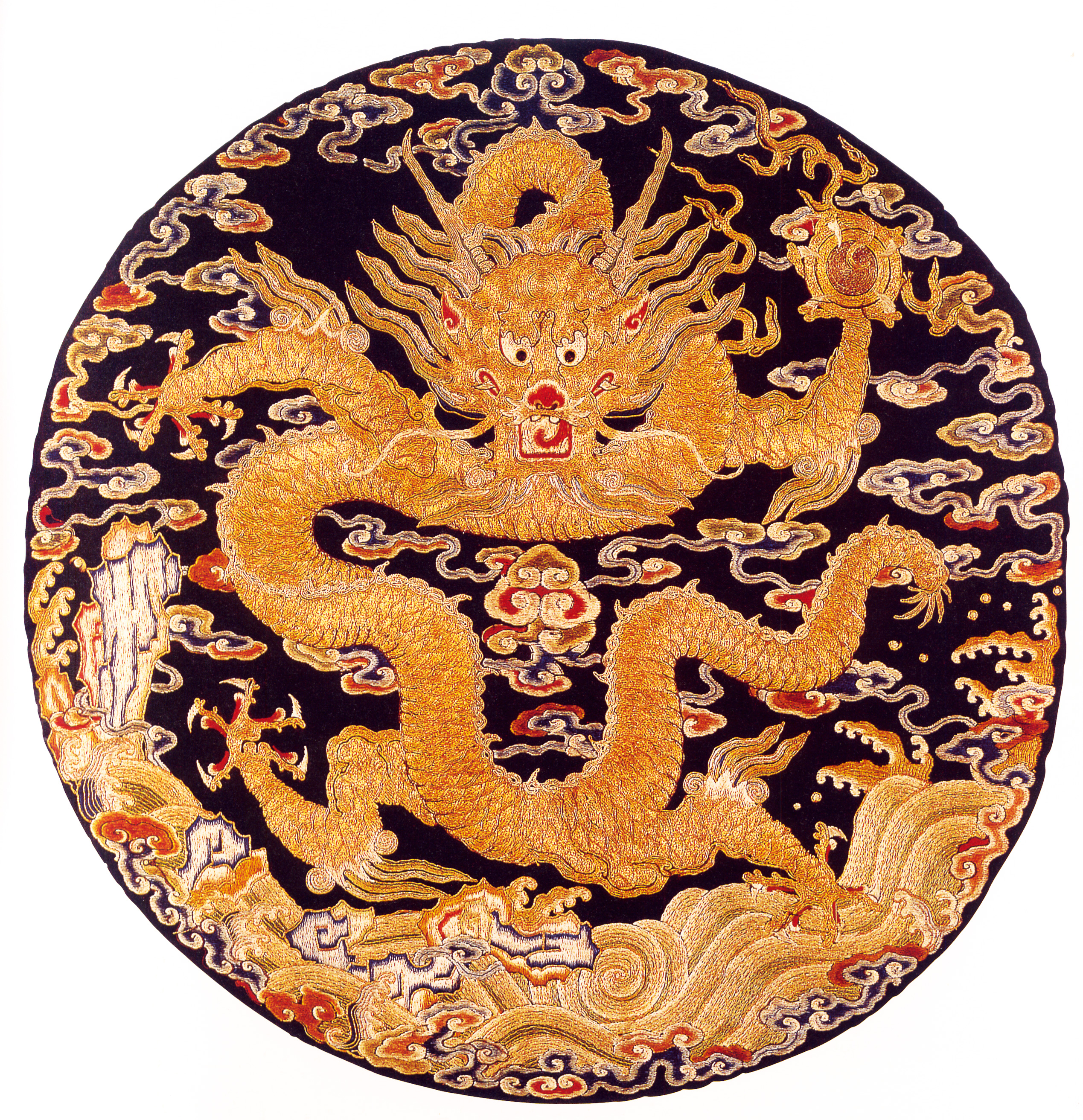 中国古代龙凤刺绣