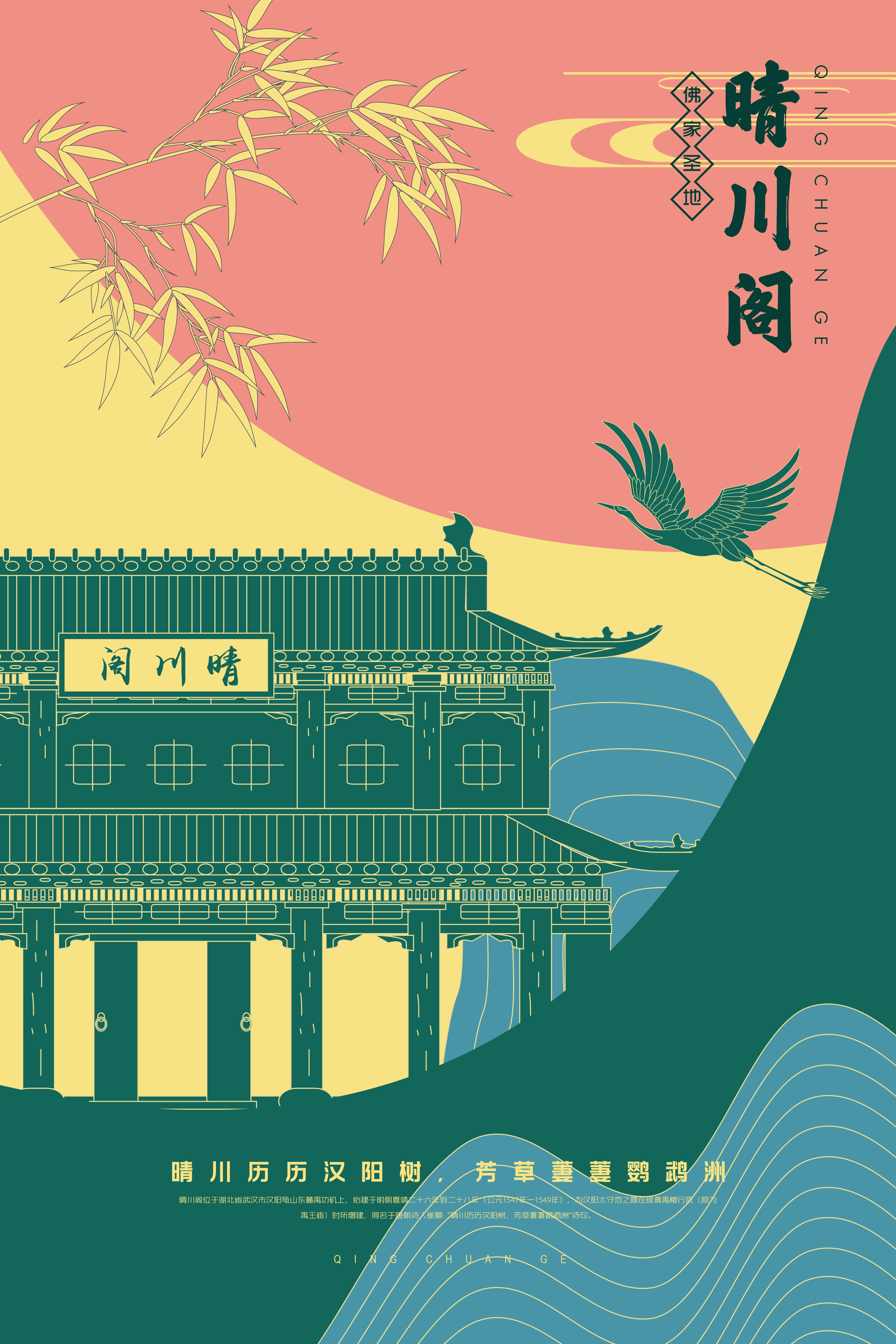 印象武汉系列海报设计