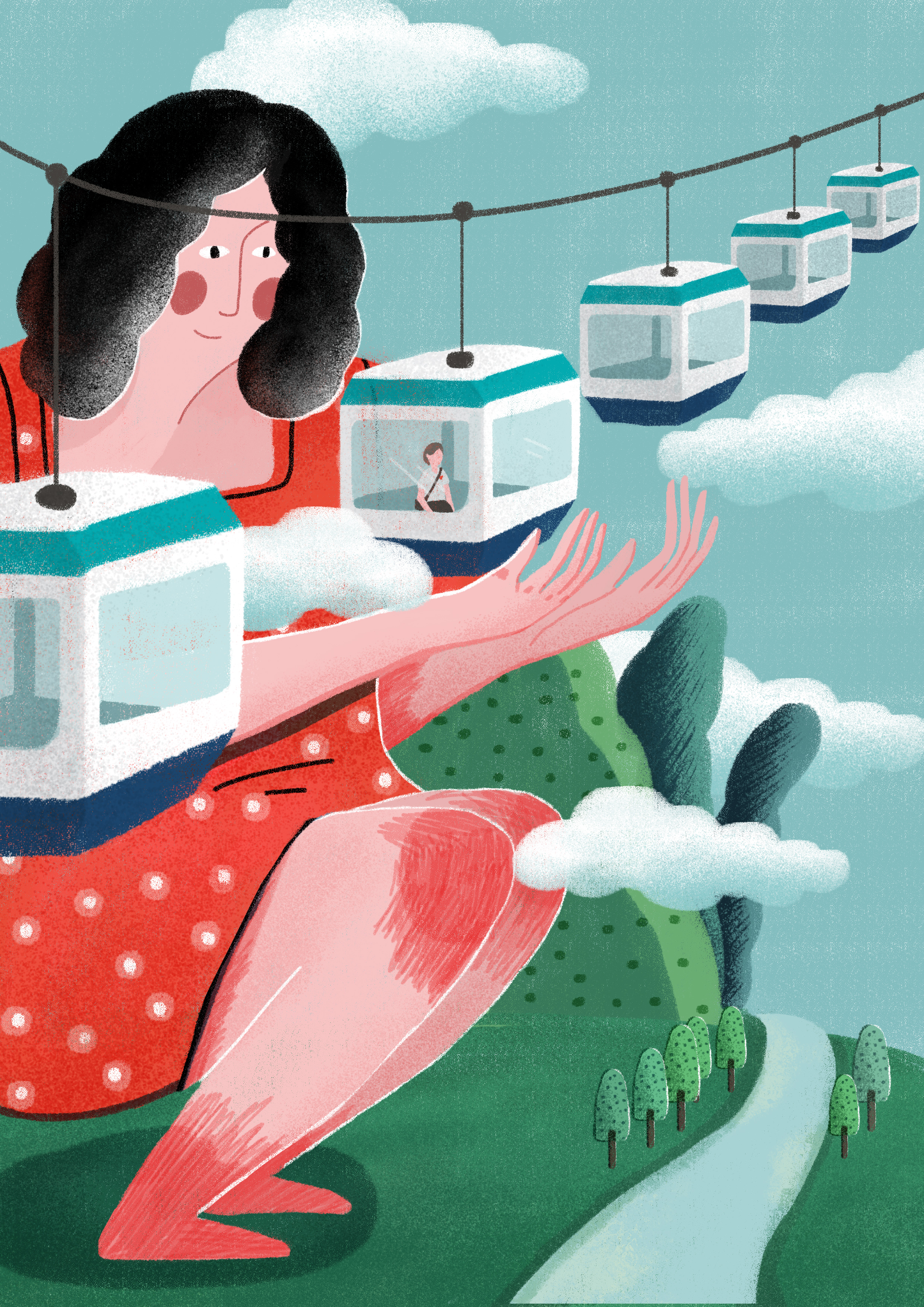 最近的原创脑洞插画