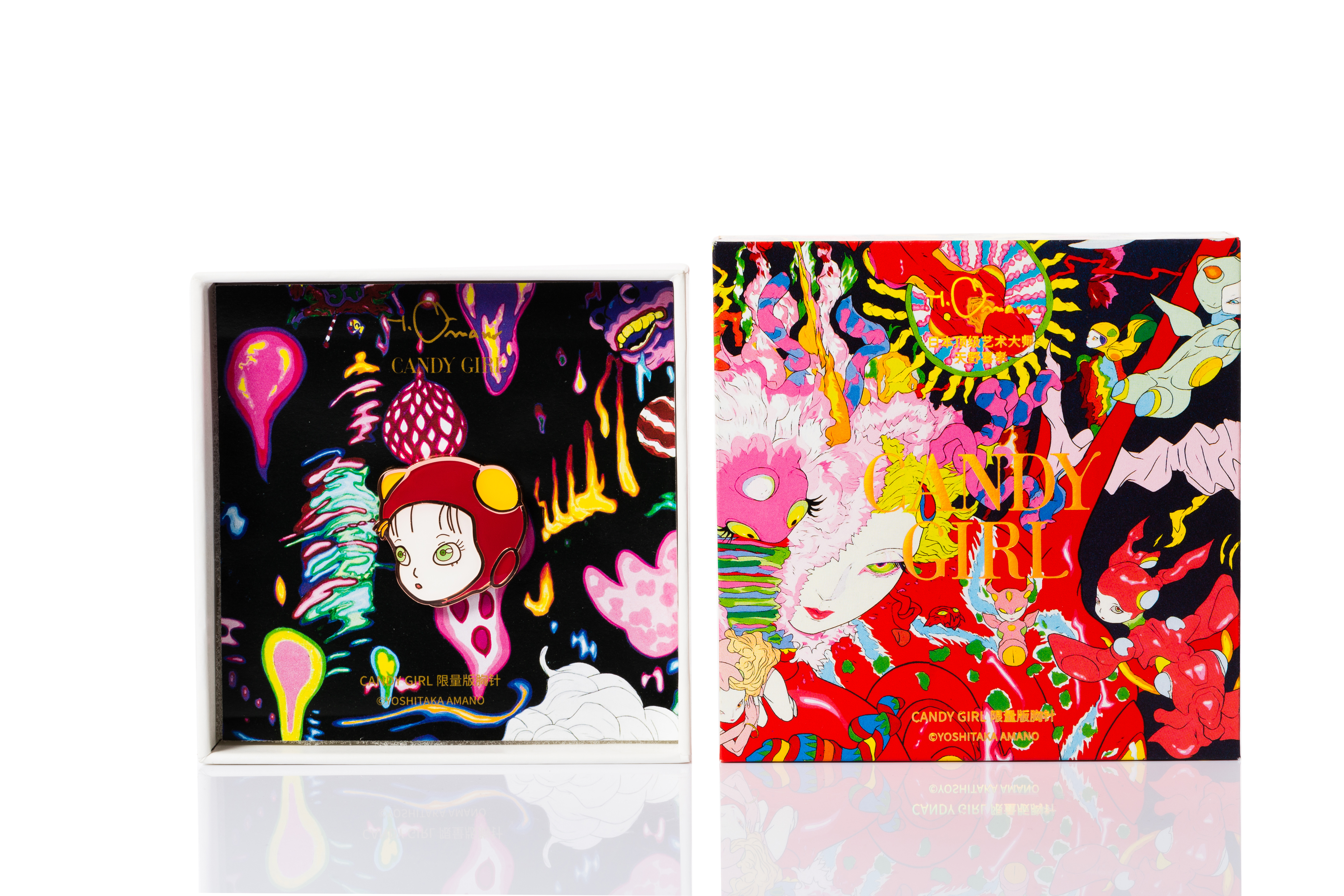 手心里x天野喜孝candygirl系列胸针