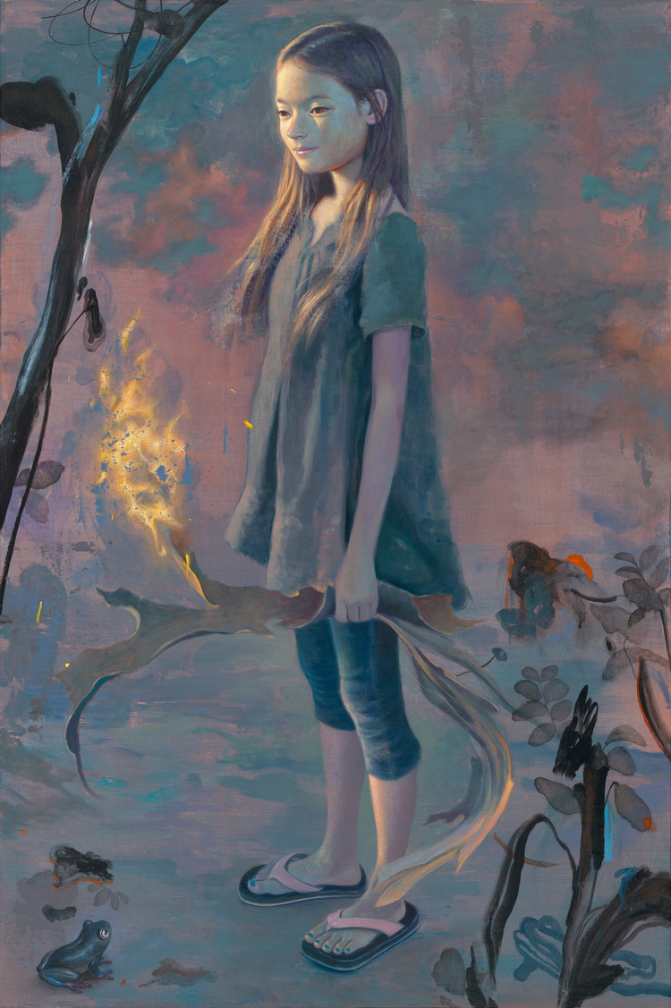 《水形物语》惊艳手绘海报,出自华裔画家之手 画面诡异与华丽的插画师