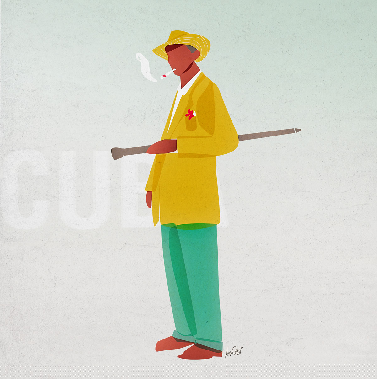 alittlefromhavanaslife人物场景插画